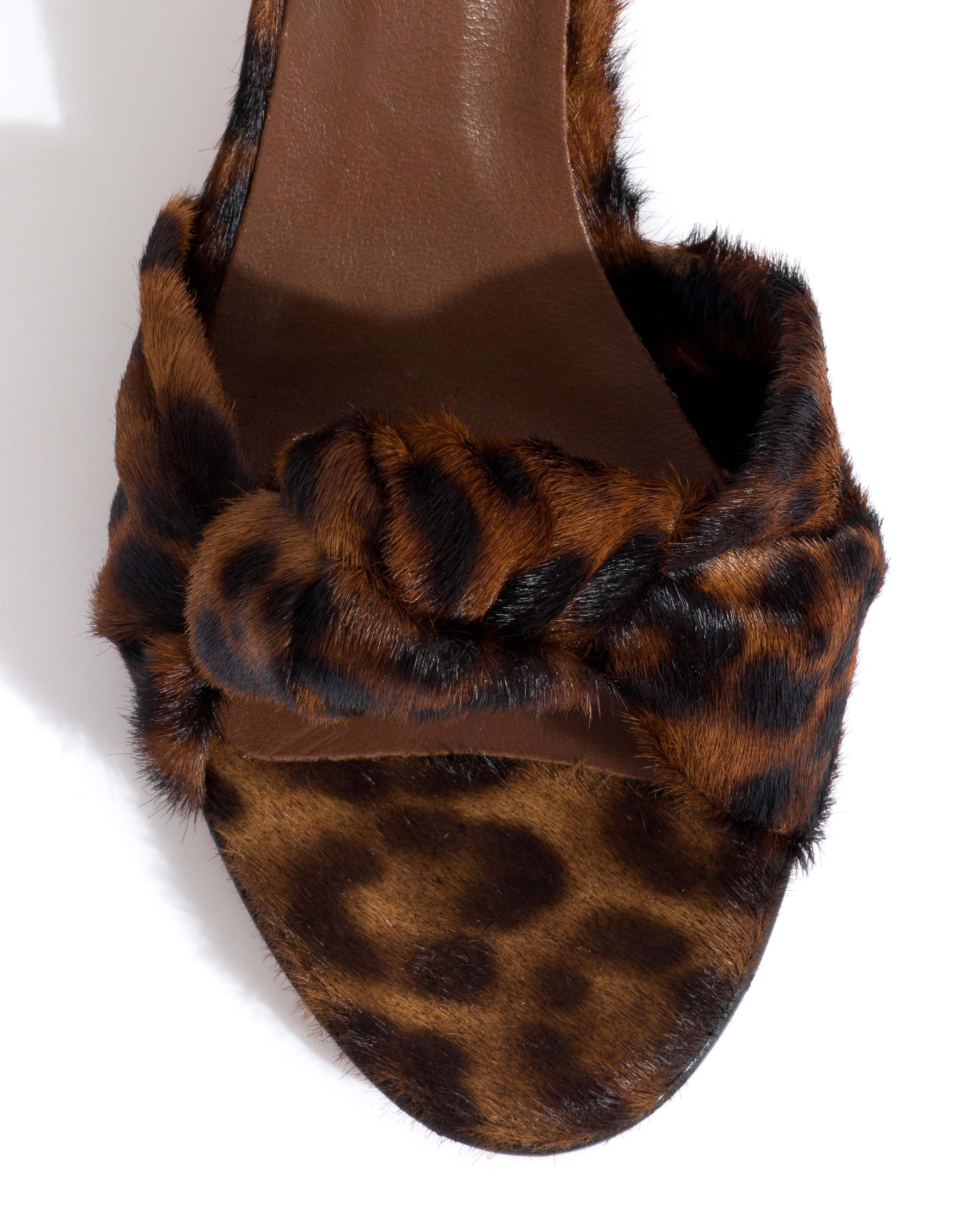 Aliza 50 stiletto Calf hair Leopard
