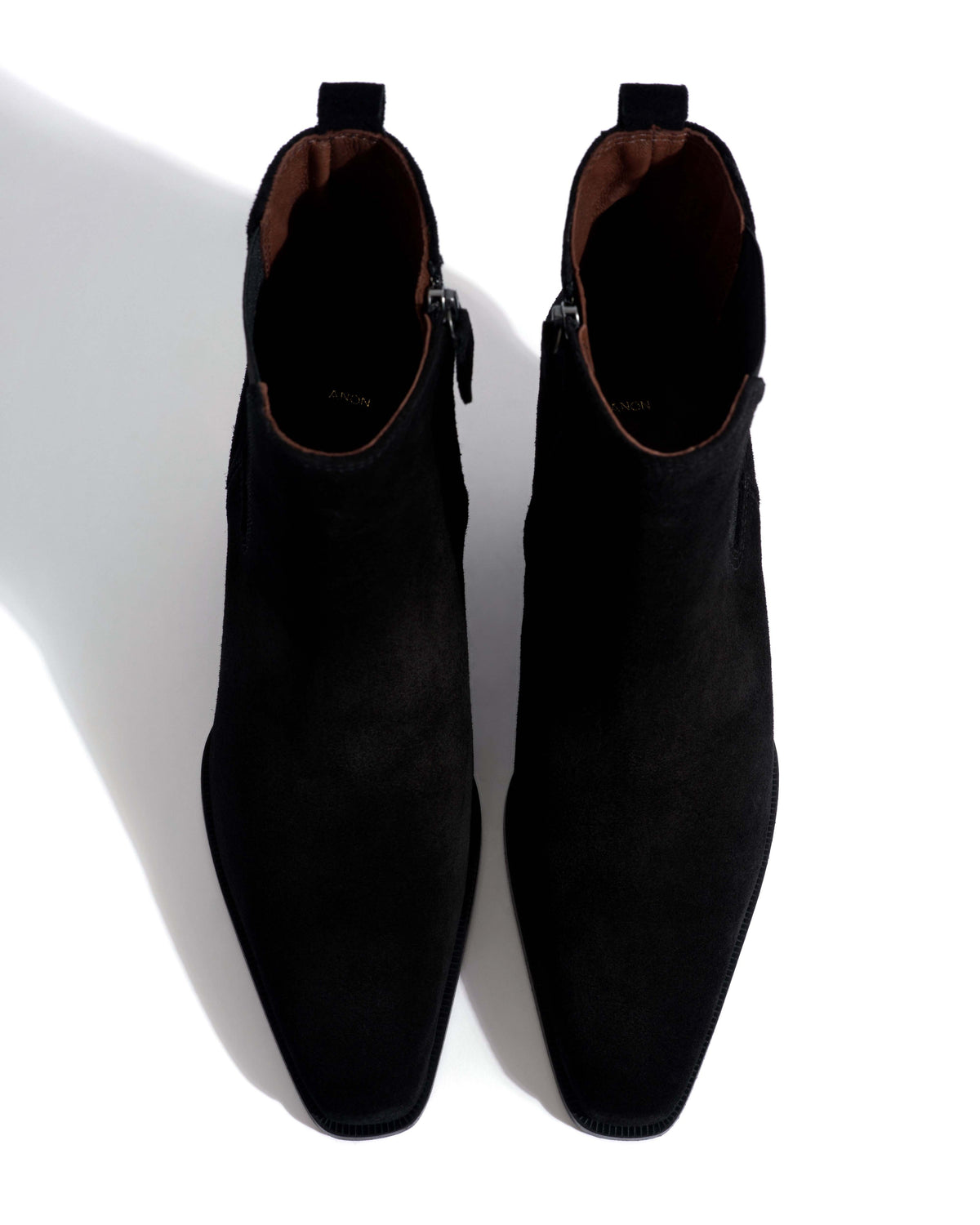 Edith 50 Calf suede Black