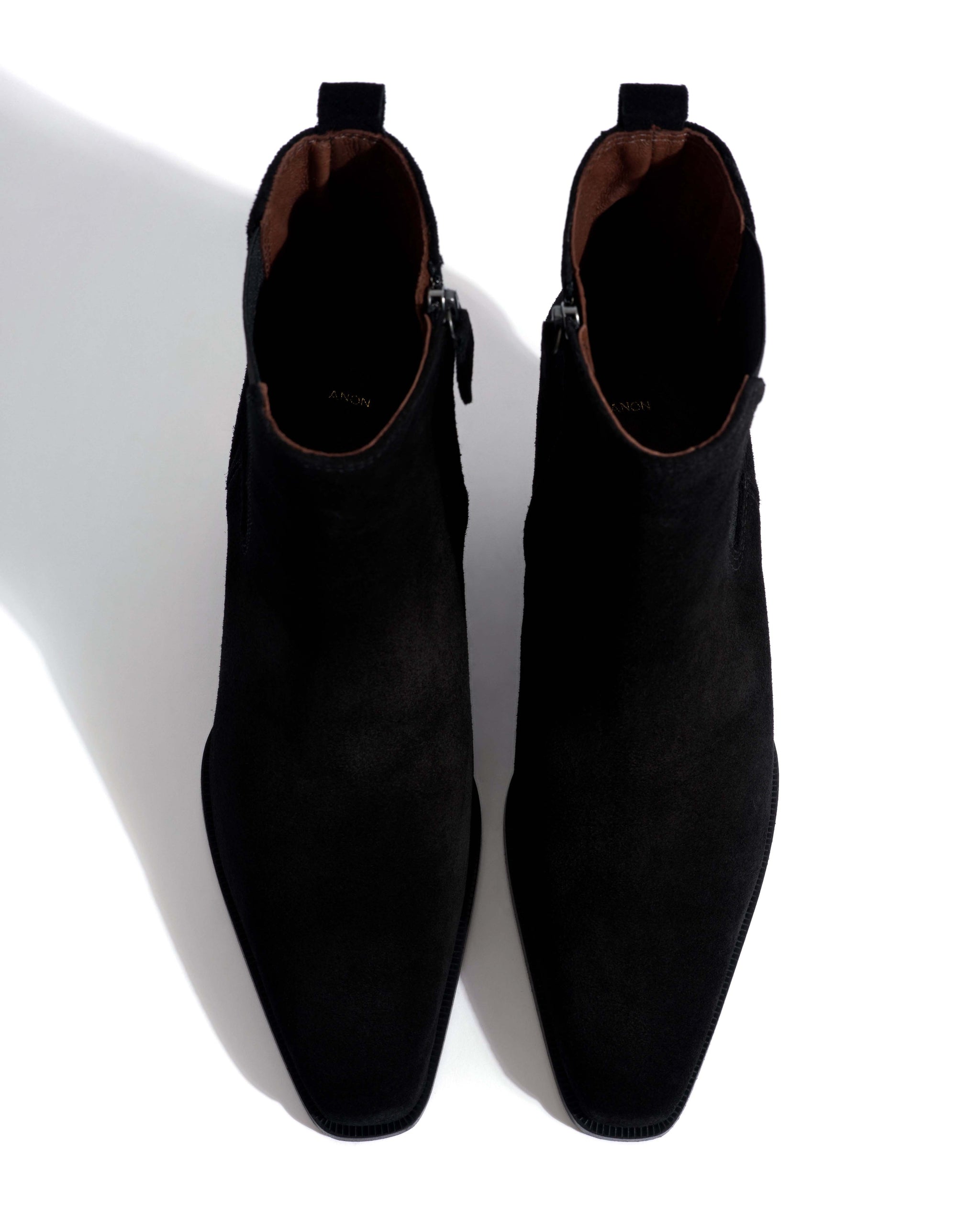 Edith 50 Calf suede Black