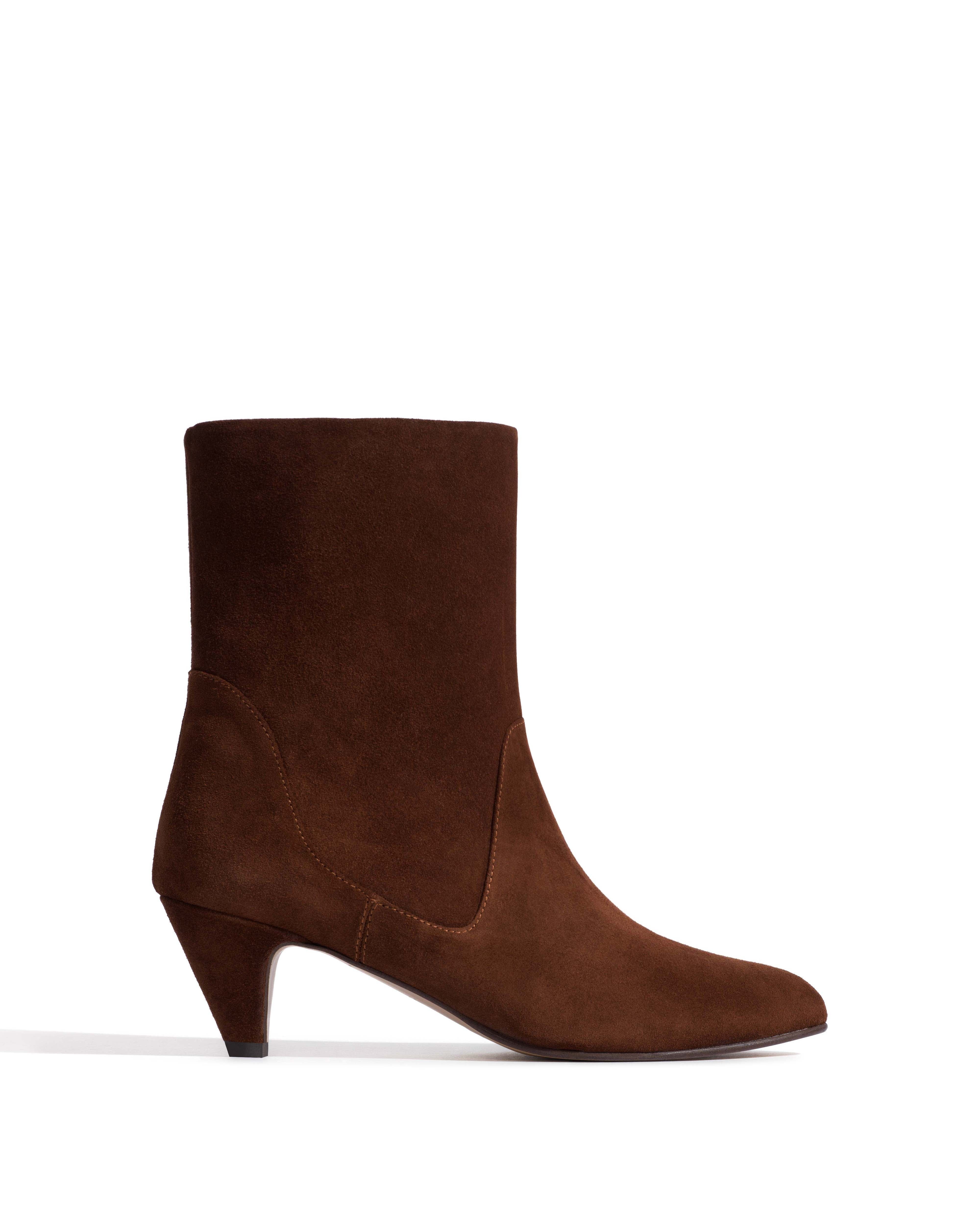 Vanni 50 stiletto Calf suede Chocolate