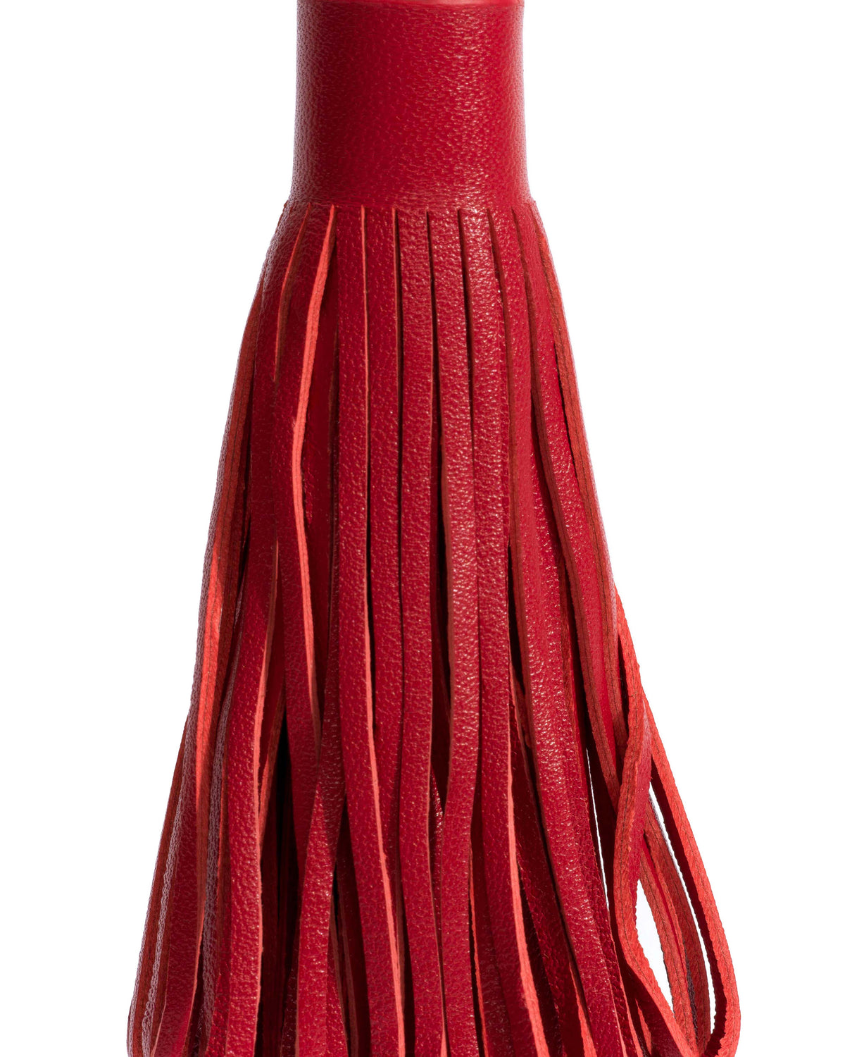 Katty fringe keyring Shiny lamb Ruby red