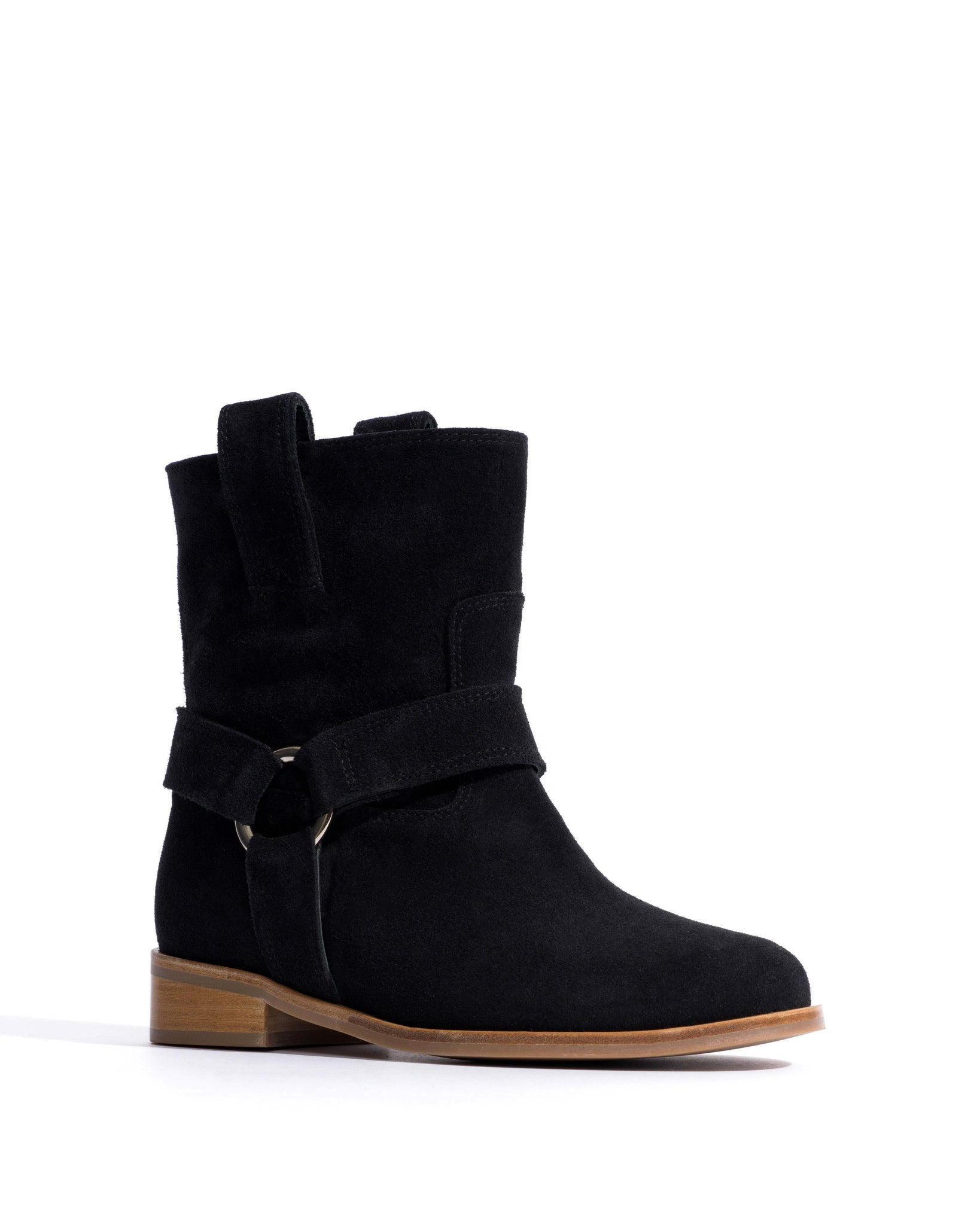 Rhider Calf suede Off black