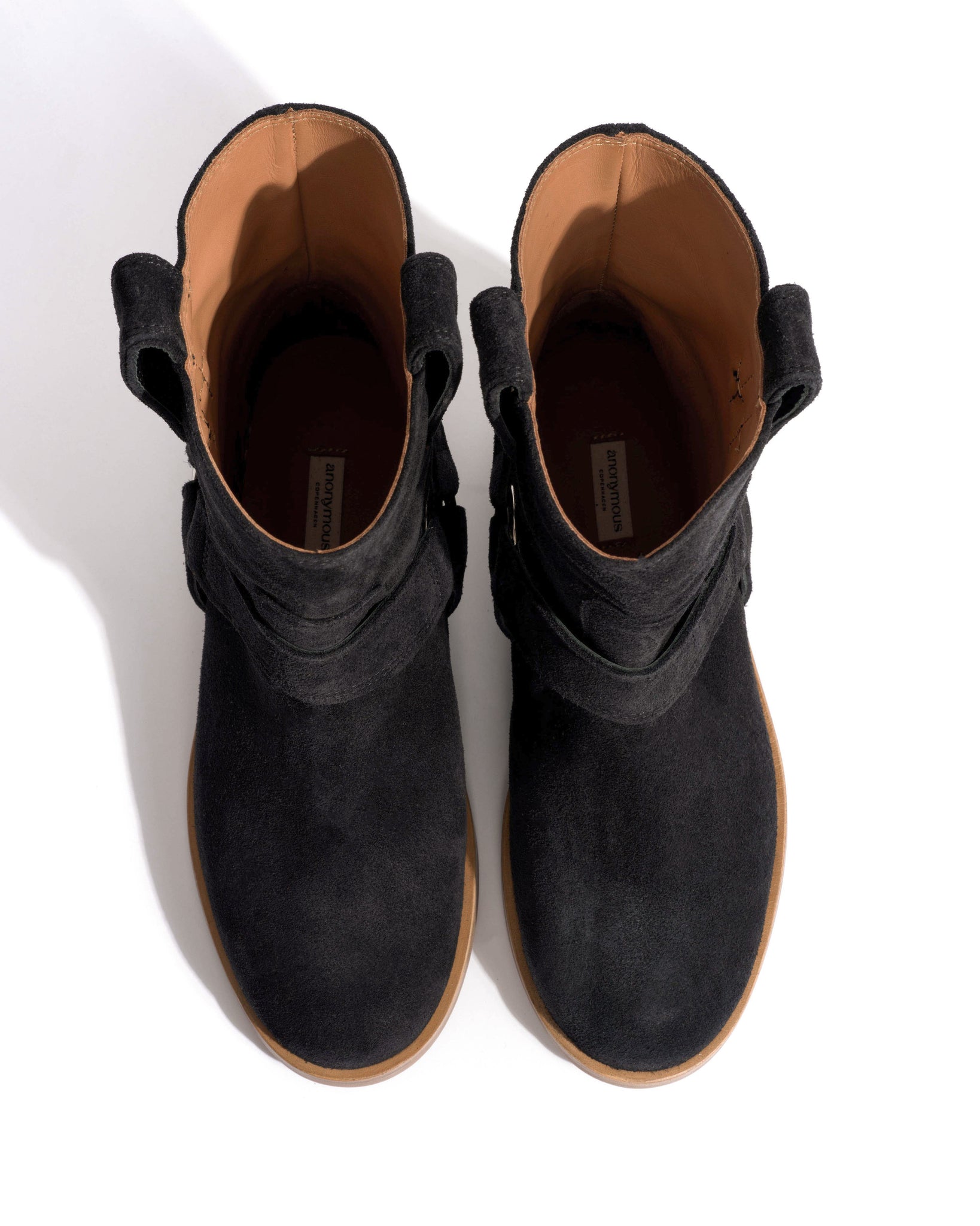 Rhider Calf suede Off black - Anonymous Copenhagen Ankle boots