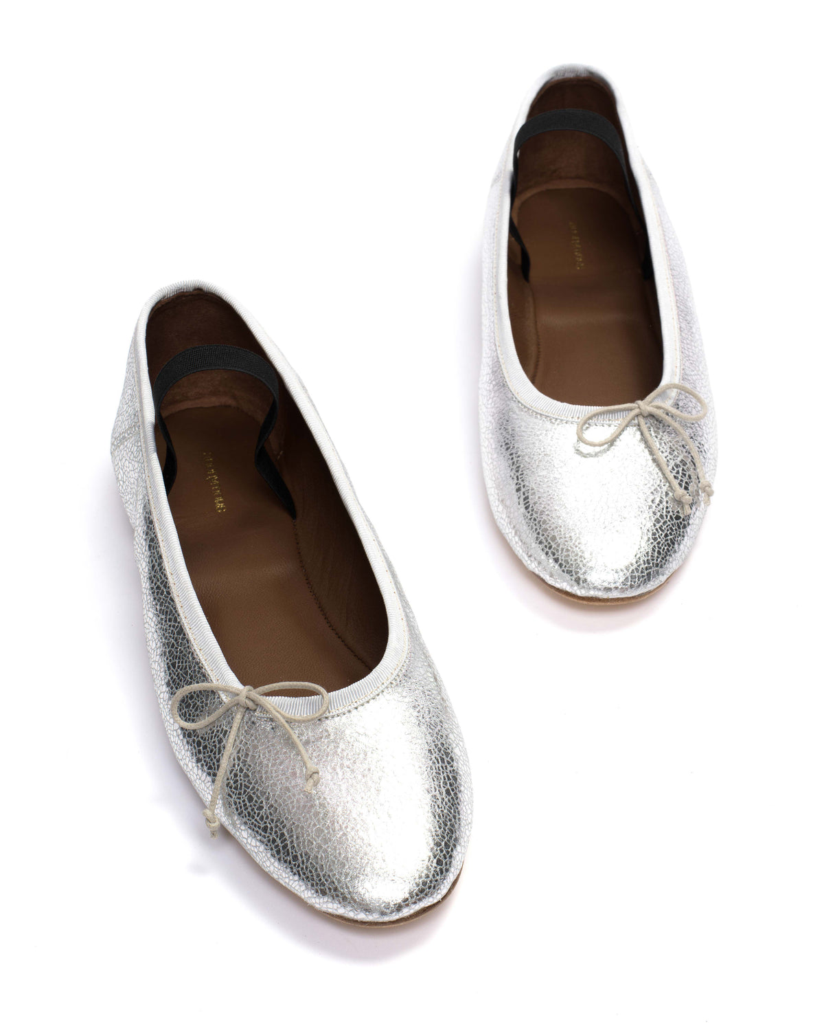 Rhina Crackled metallic goat Silver