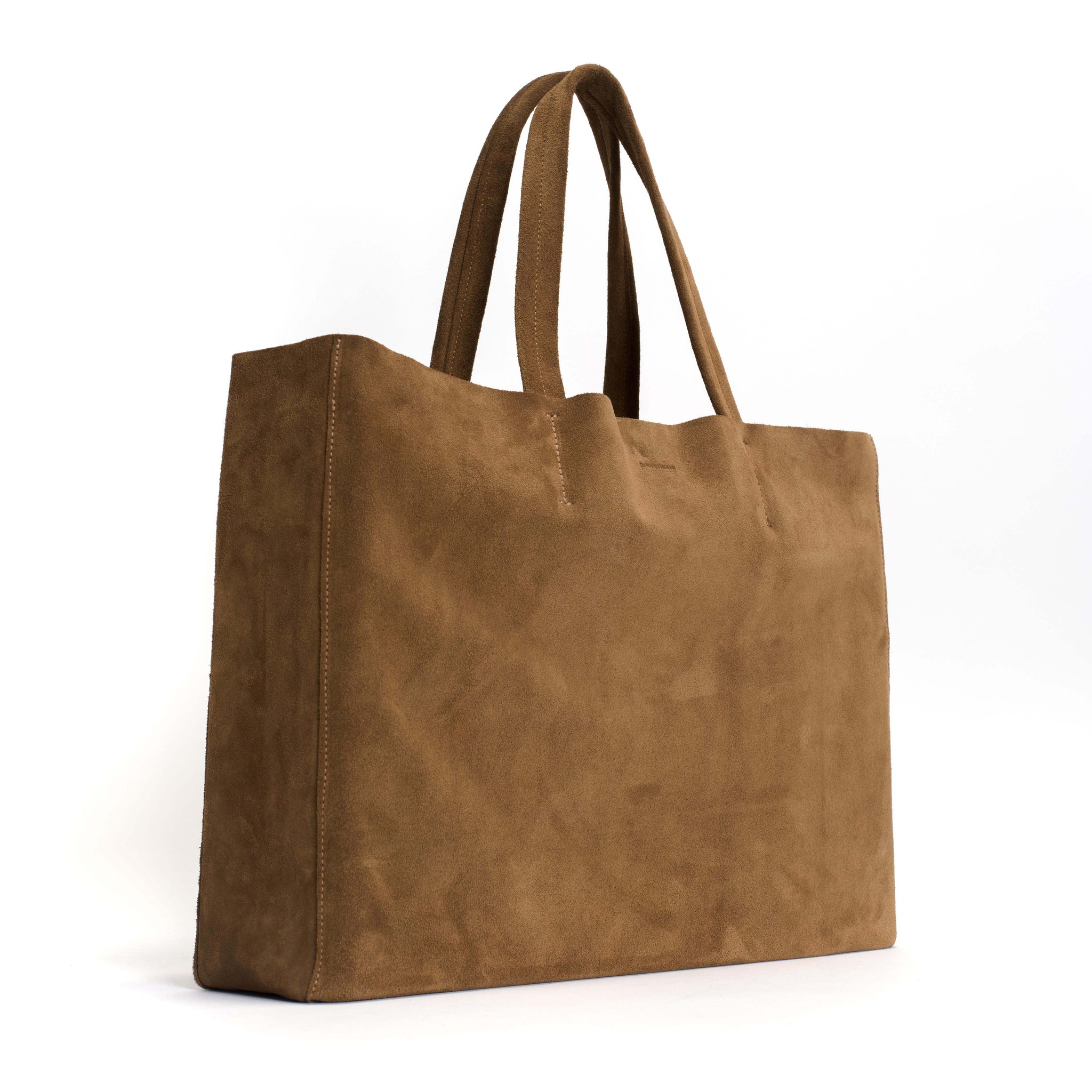 Ruba shopper Calf suede Cinnamon - Anonymous Copenhagen