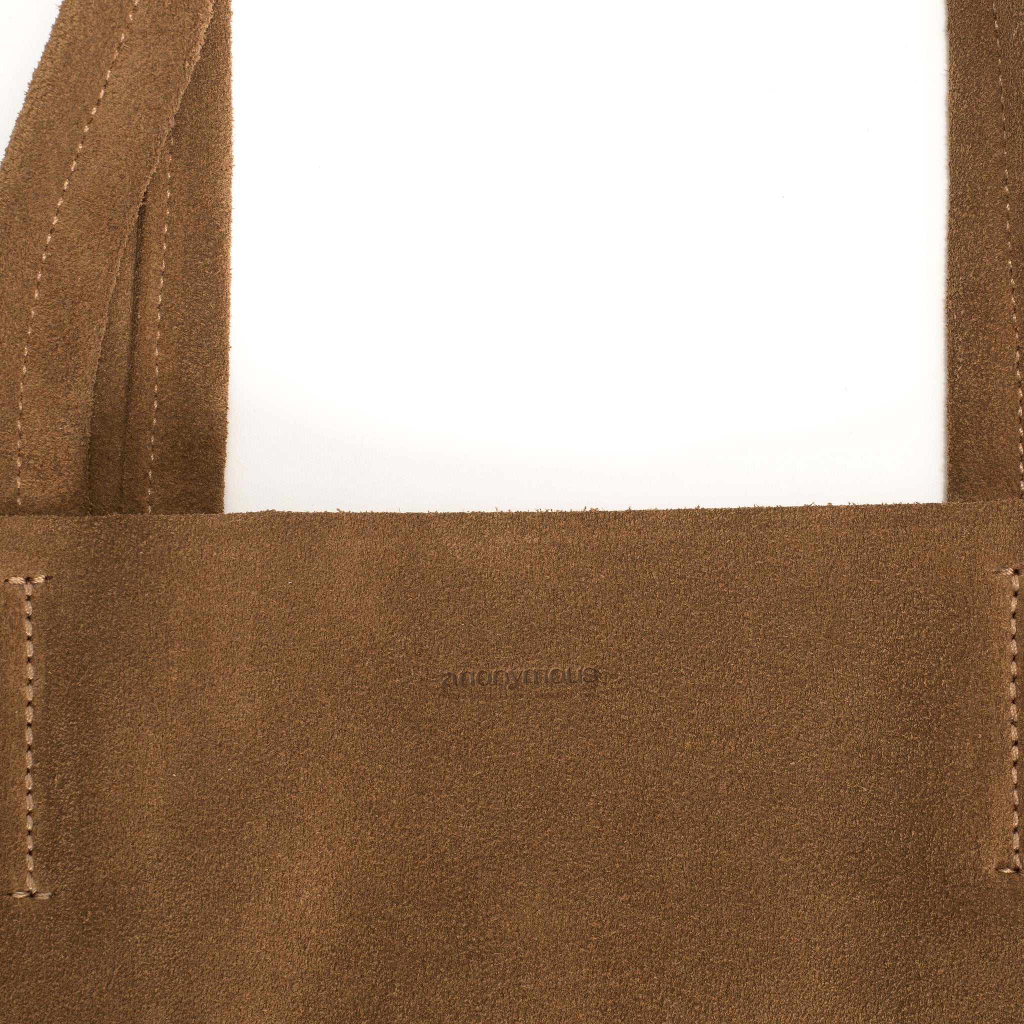 Ruba shopper Calf suede Cinnamon - Anonymous Copenhagen