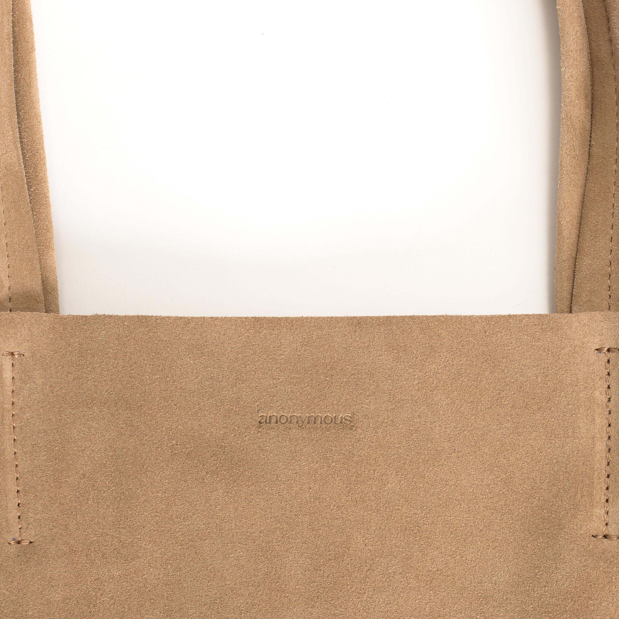 Ruba shopper Calf suede Desert sand - Anonymous Copenhagen