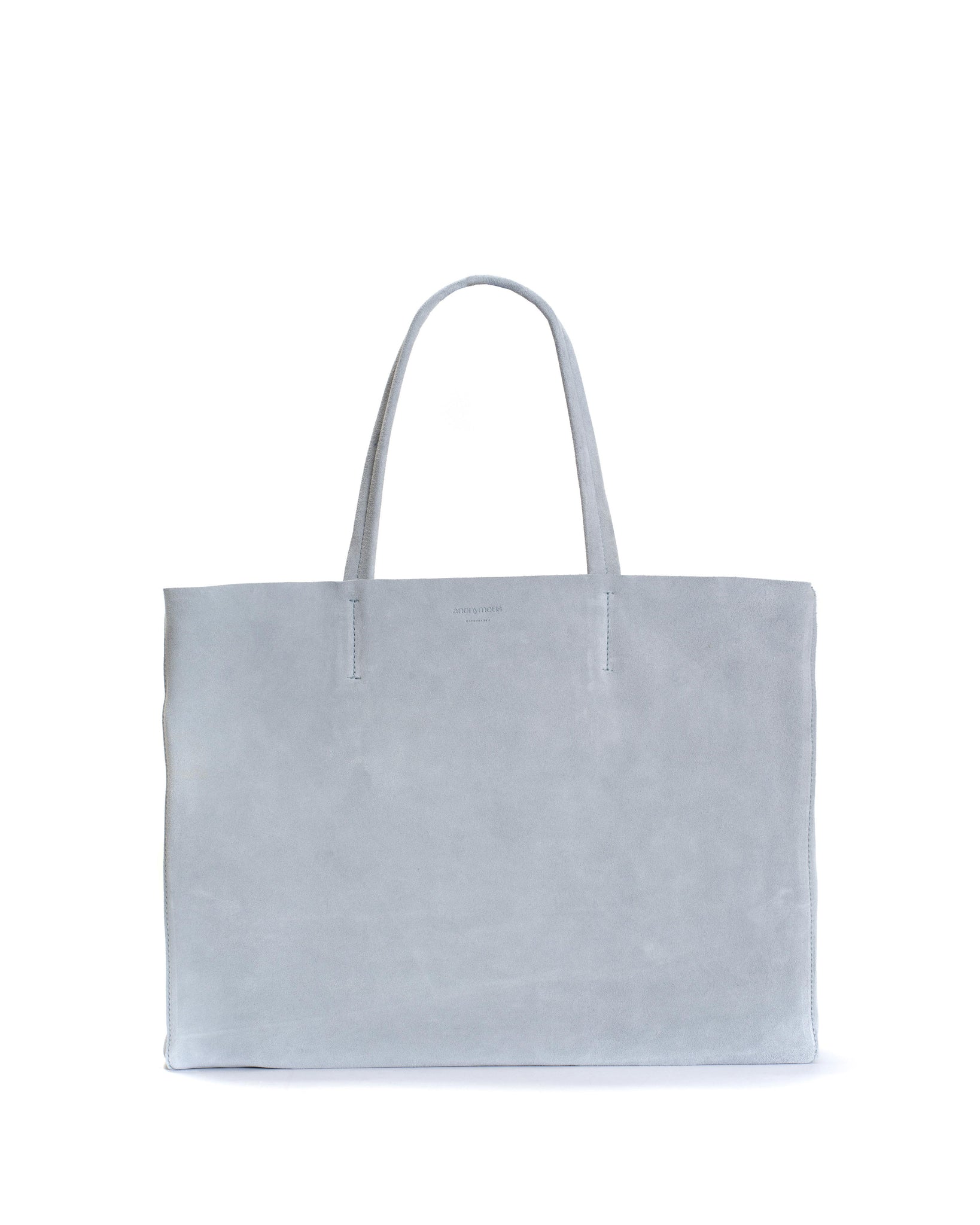 Ruba shopper Calf suede Lichen blue - Anonymous Copenhagen