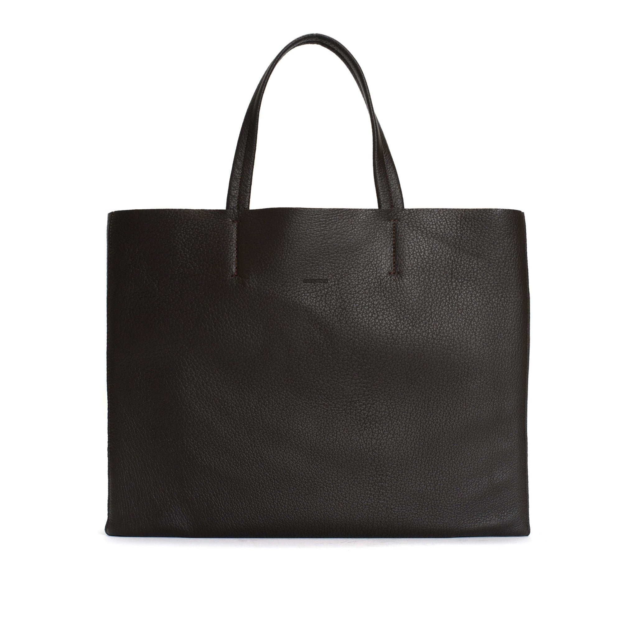 Ruba shopper Grained chevre goat Coffee brown - Anonymous Copenhagen