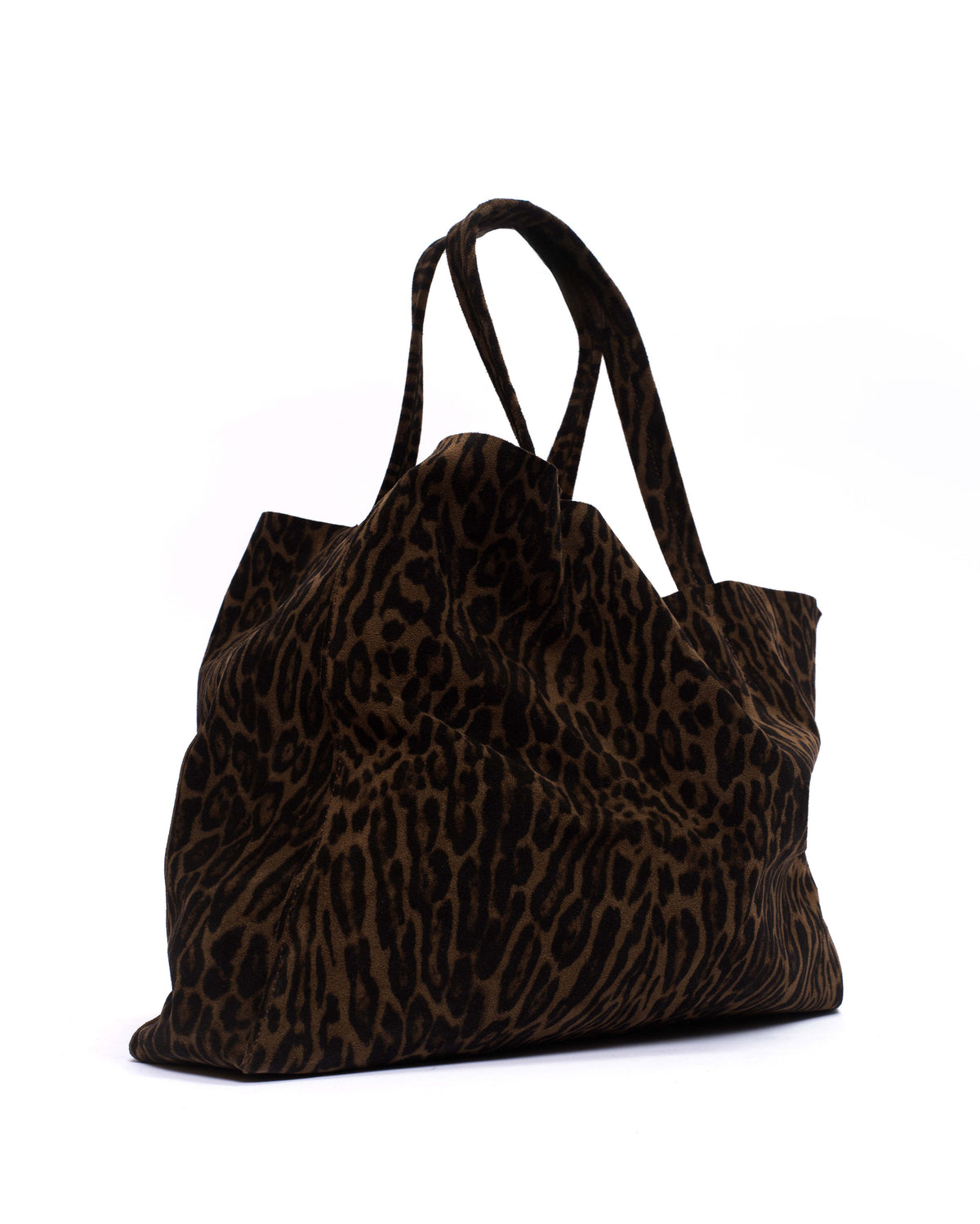 Ruba shopper Calf suede print Jaguar