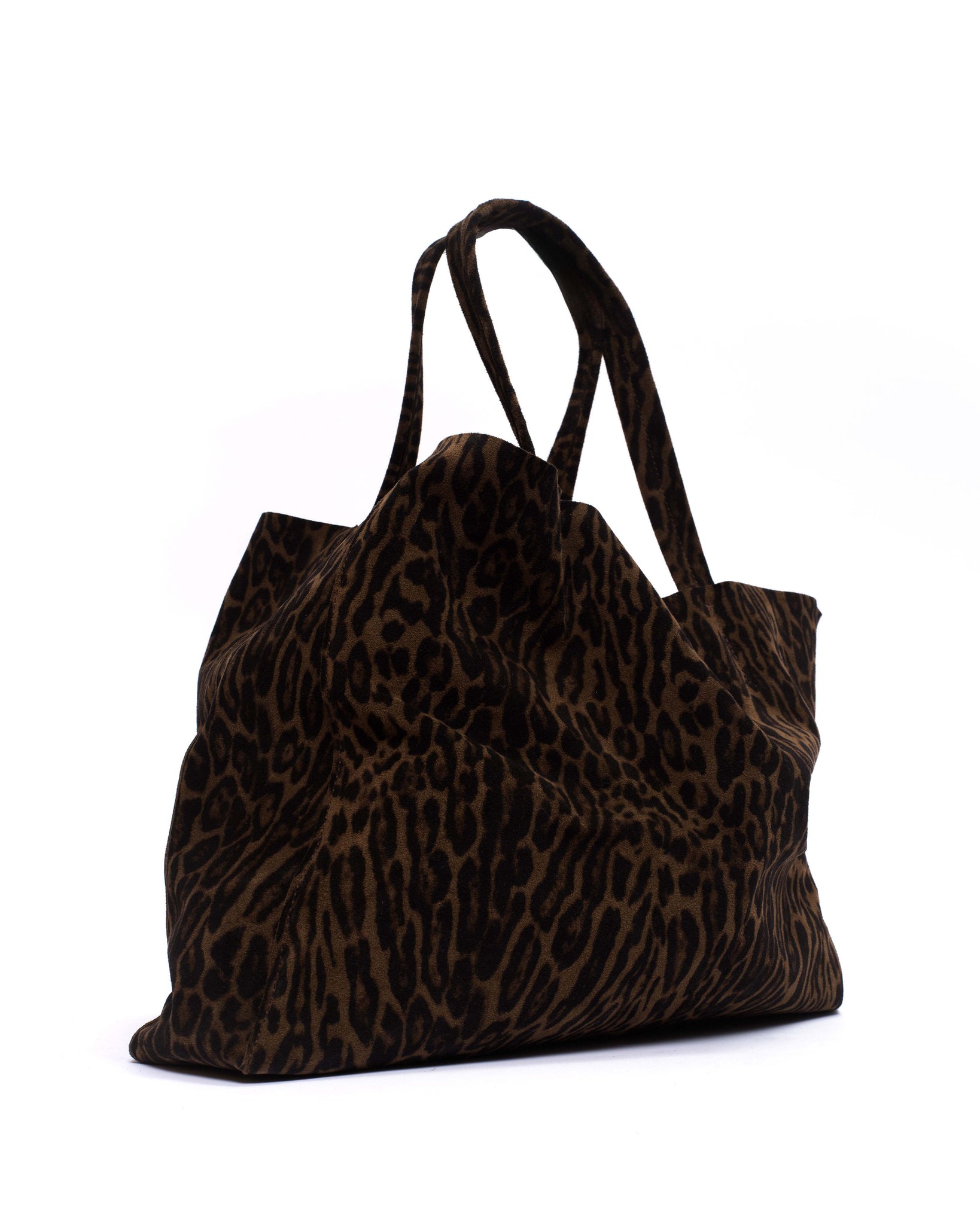 Ruba shopper Calf suede print Jaguar - Anonymous Copenhagen