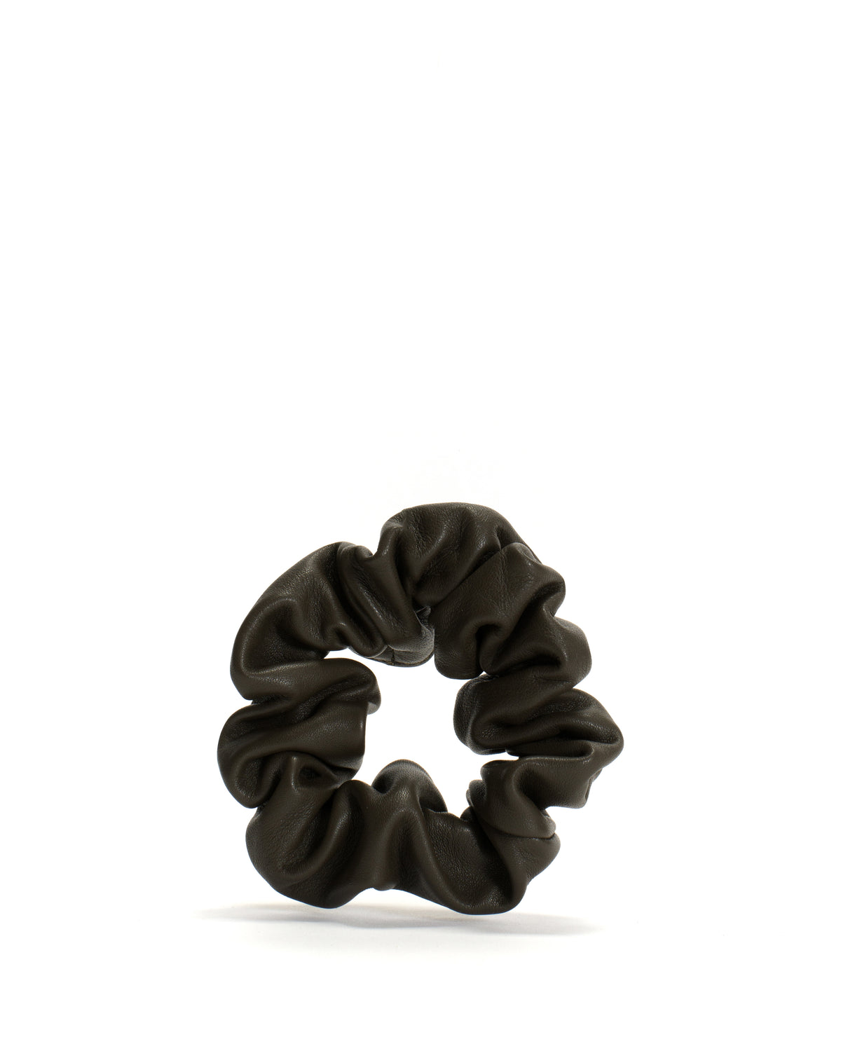 Sandie grand hair elastic Shiny lamb Moss green