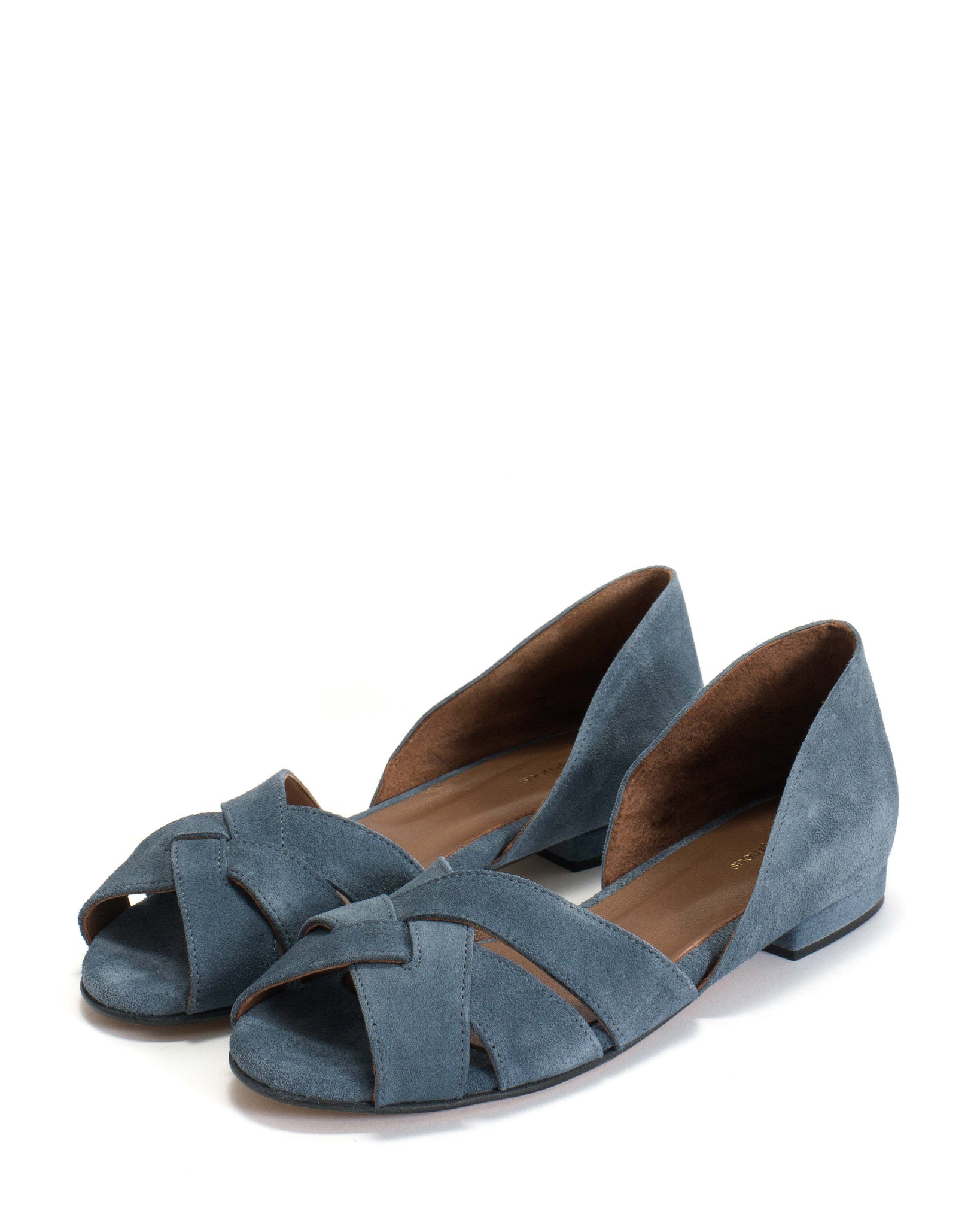 Sanni 20 Calf Suede Denim Blue - Anonymous Copenhagen