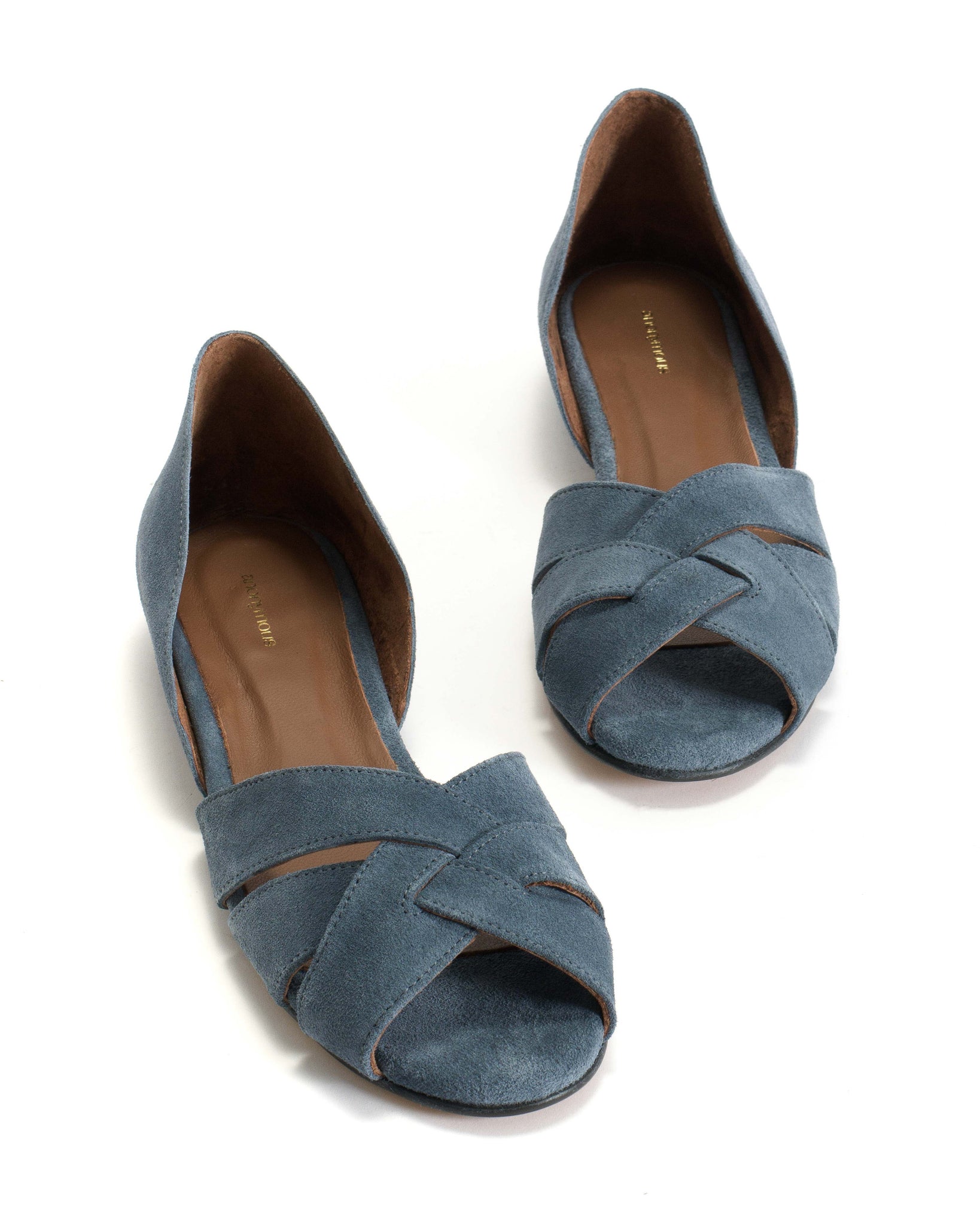 Sanni 20 Calf Suede Denim Blue - Anonymous Copenhagen