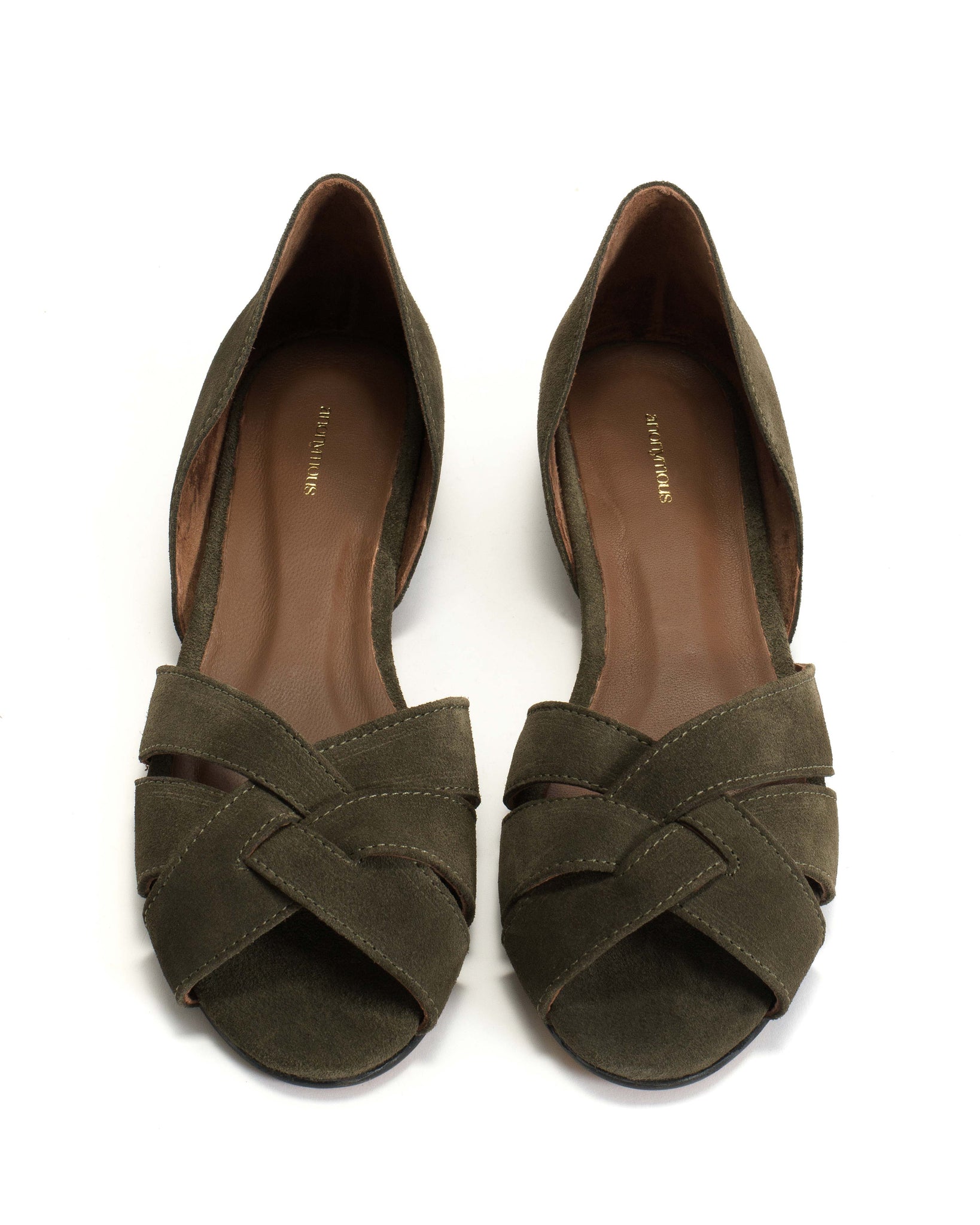 Sanni 20 Calf suede Moss green - Anonymous Copenhagen