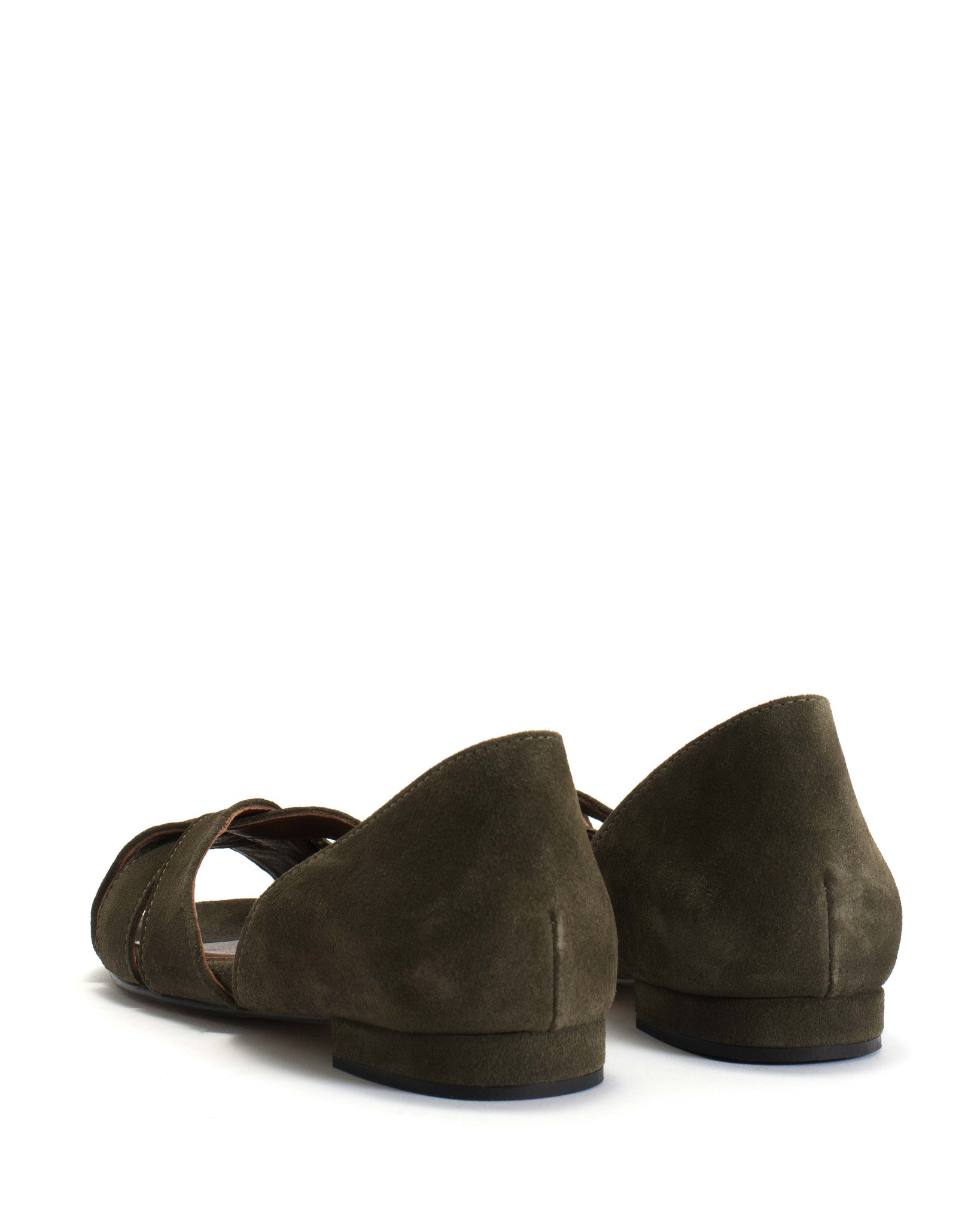 Sanni 20 Calf suede Moss green - Anonymous Copenhagen