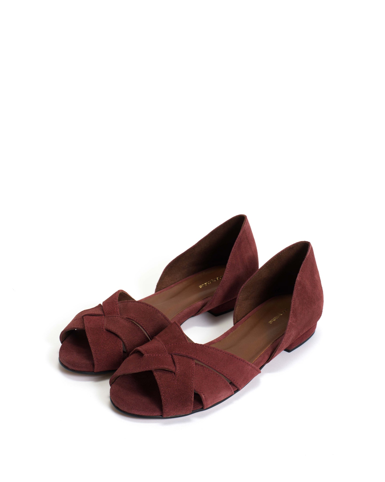 Sanni 20 Calf suede Pomegranate - Anonymous Copenhagen
