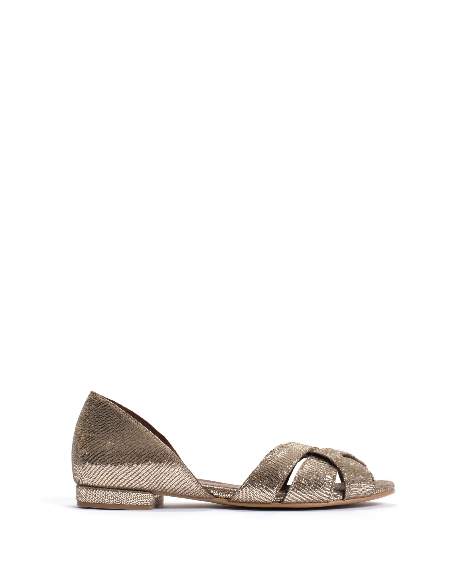 Sanni 20 Lizard metallic goat Vintage champagne - Anonymous Copenhagen