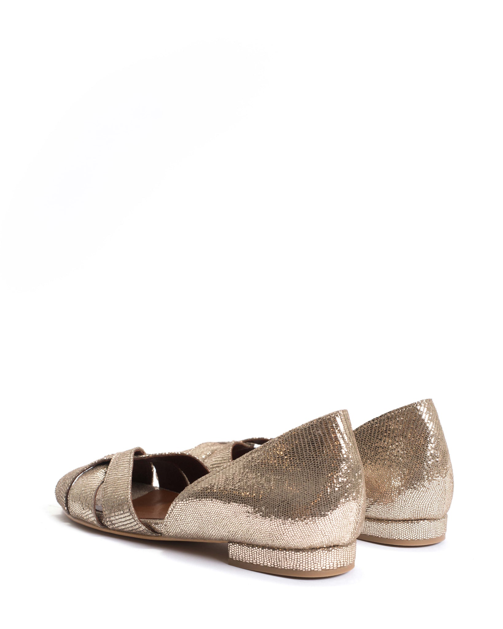 Sanni 20 Lizard metallic goat Vintage champagne - Anonymous Copenhagen