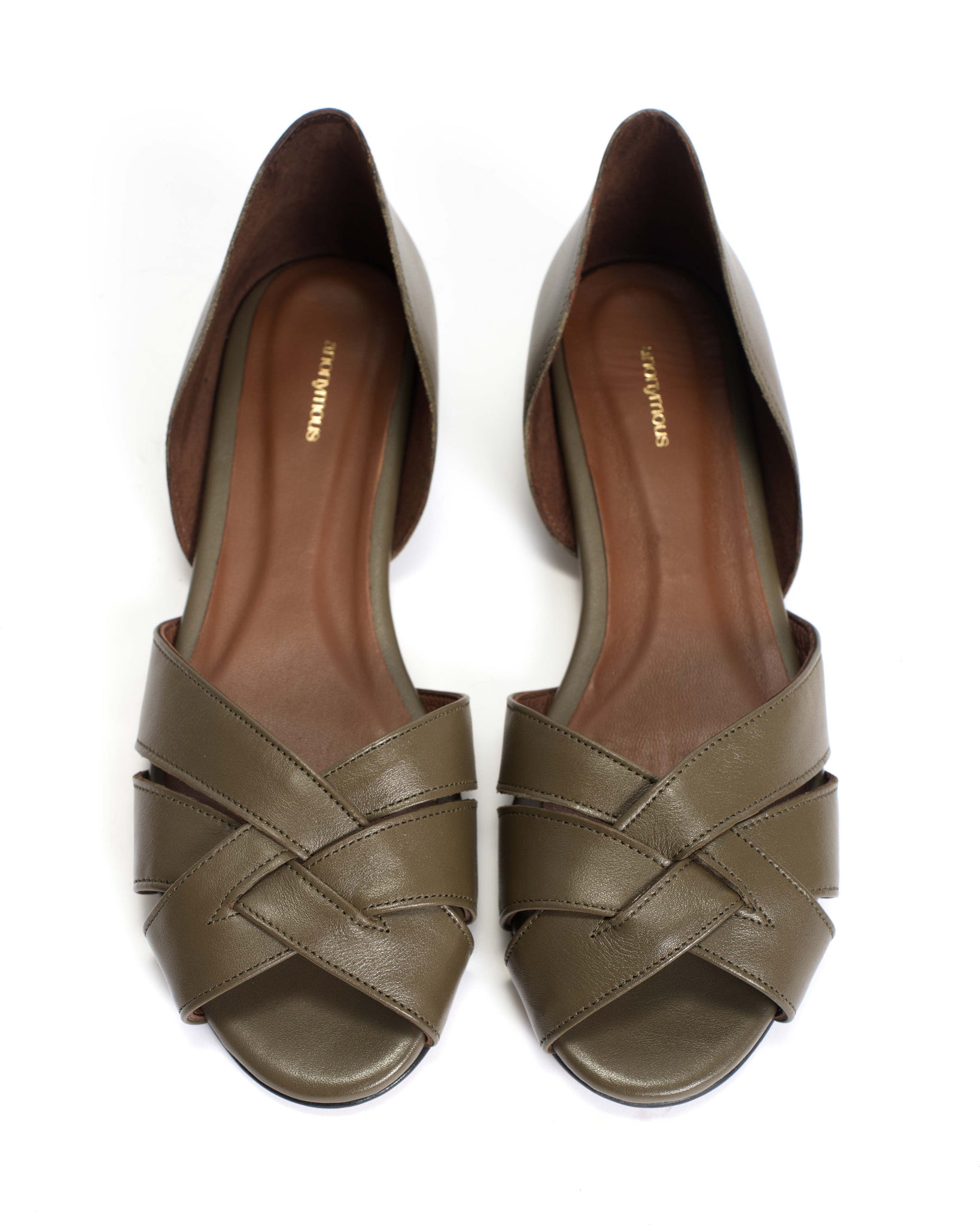 Sanni 20 Soft calf Olive green - Anonymous Copenhagen