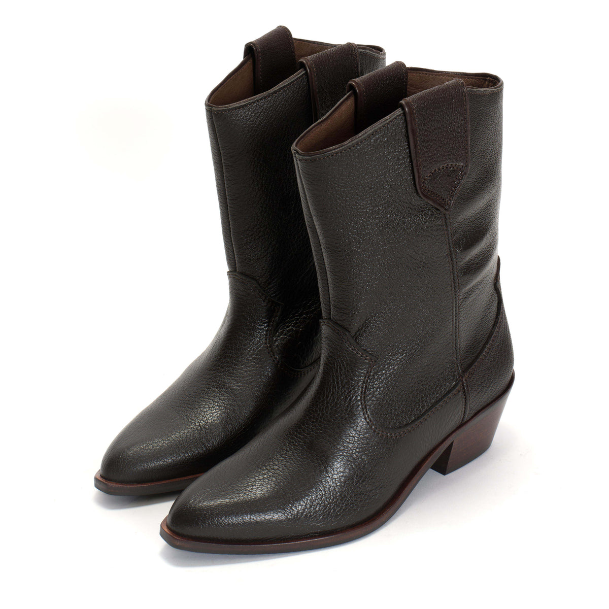 Saseline 35 Grained chevre goat Coffee brown