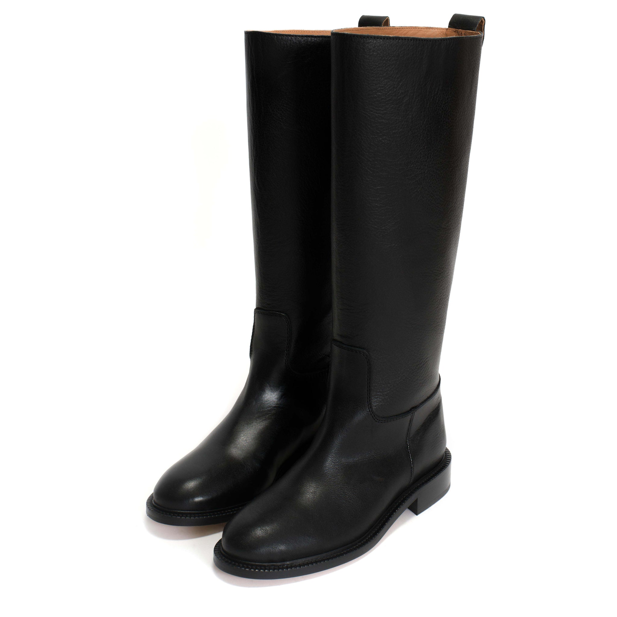 Semih Glossy grained vegetable tanned calf Black - Anonymous Copenhagen