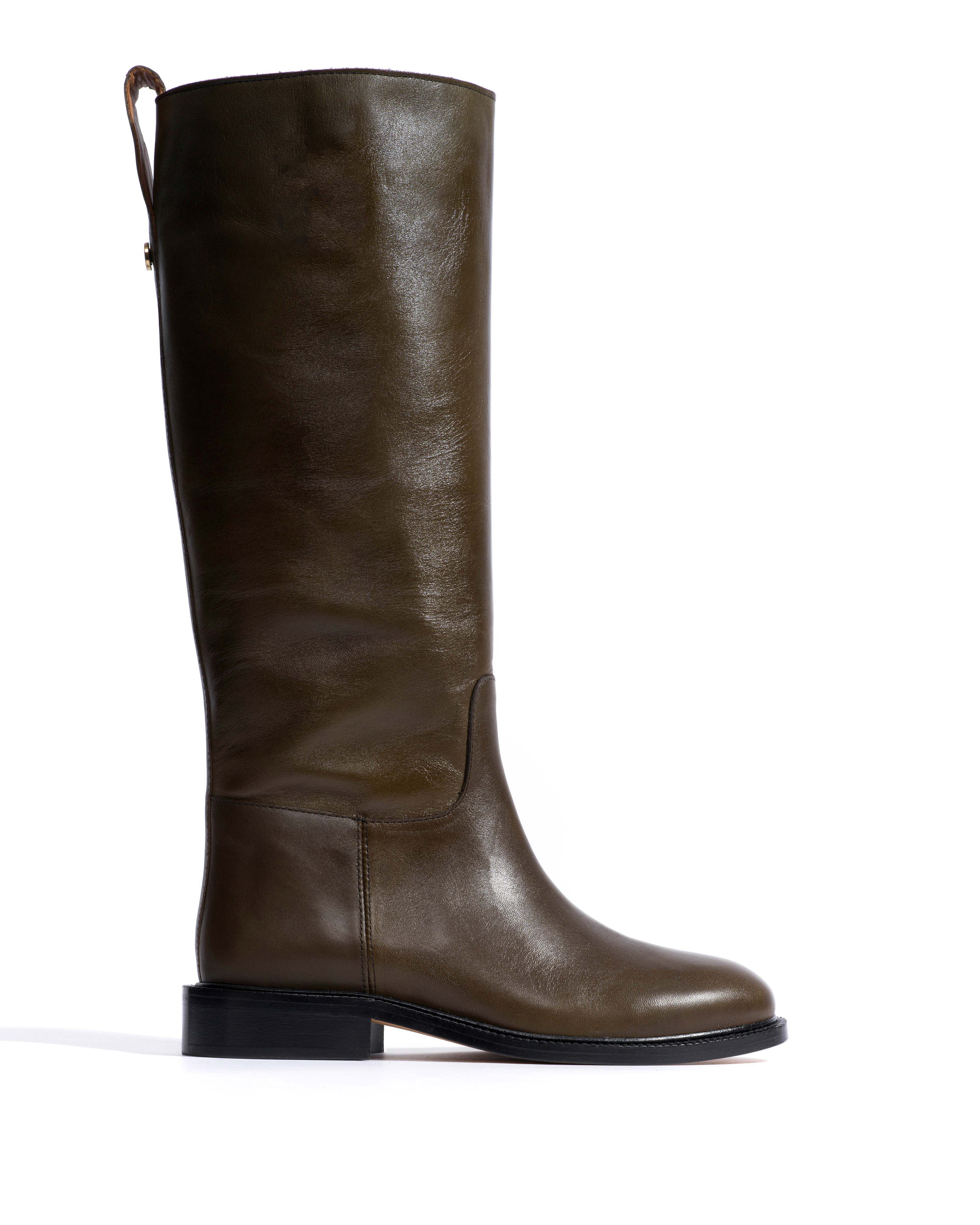 Semih Vegetal soft calf Forrest green