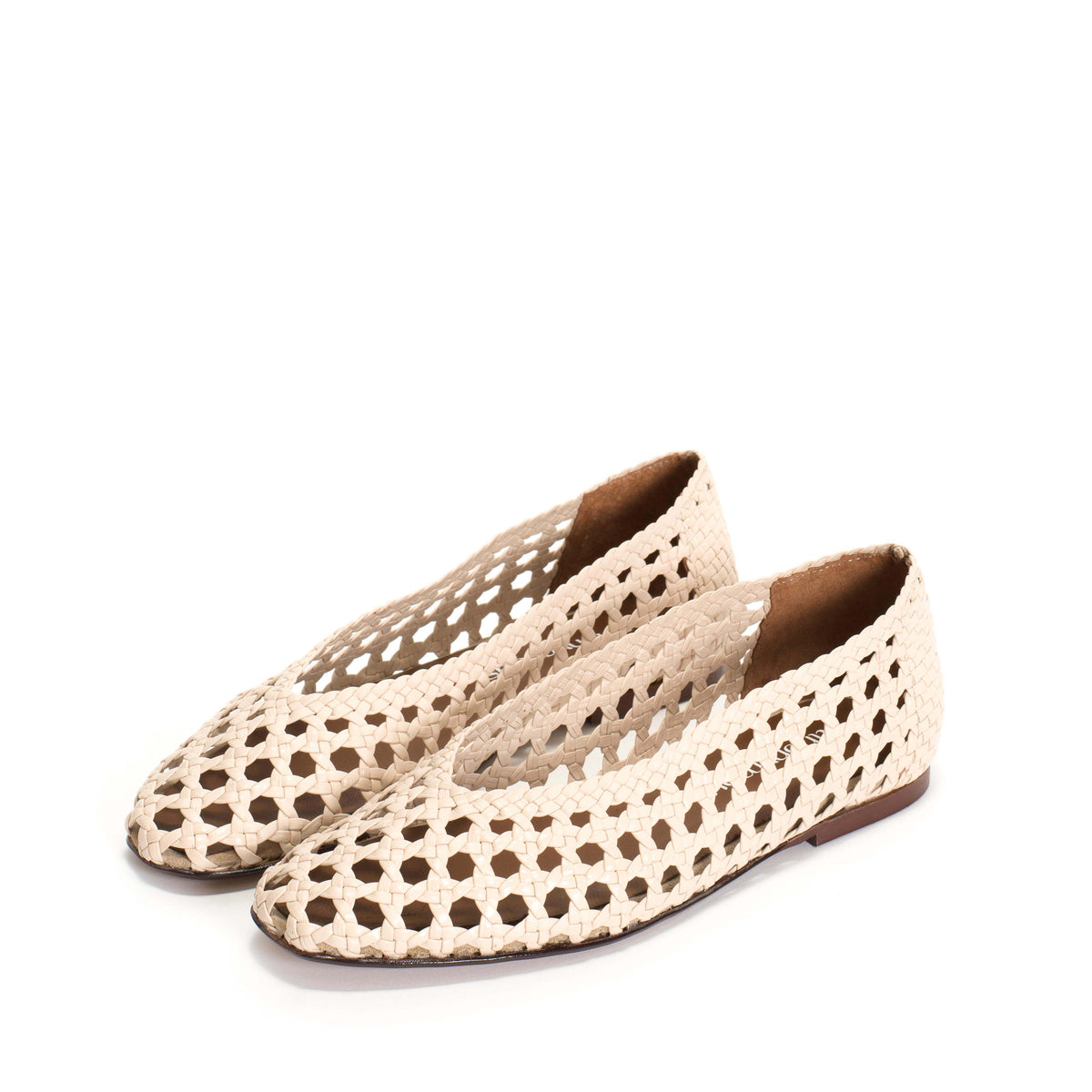 Sessi 10 Hand-braided leather Vanilla cream