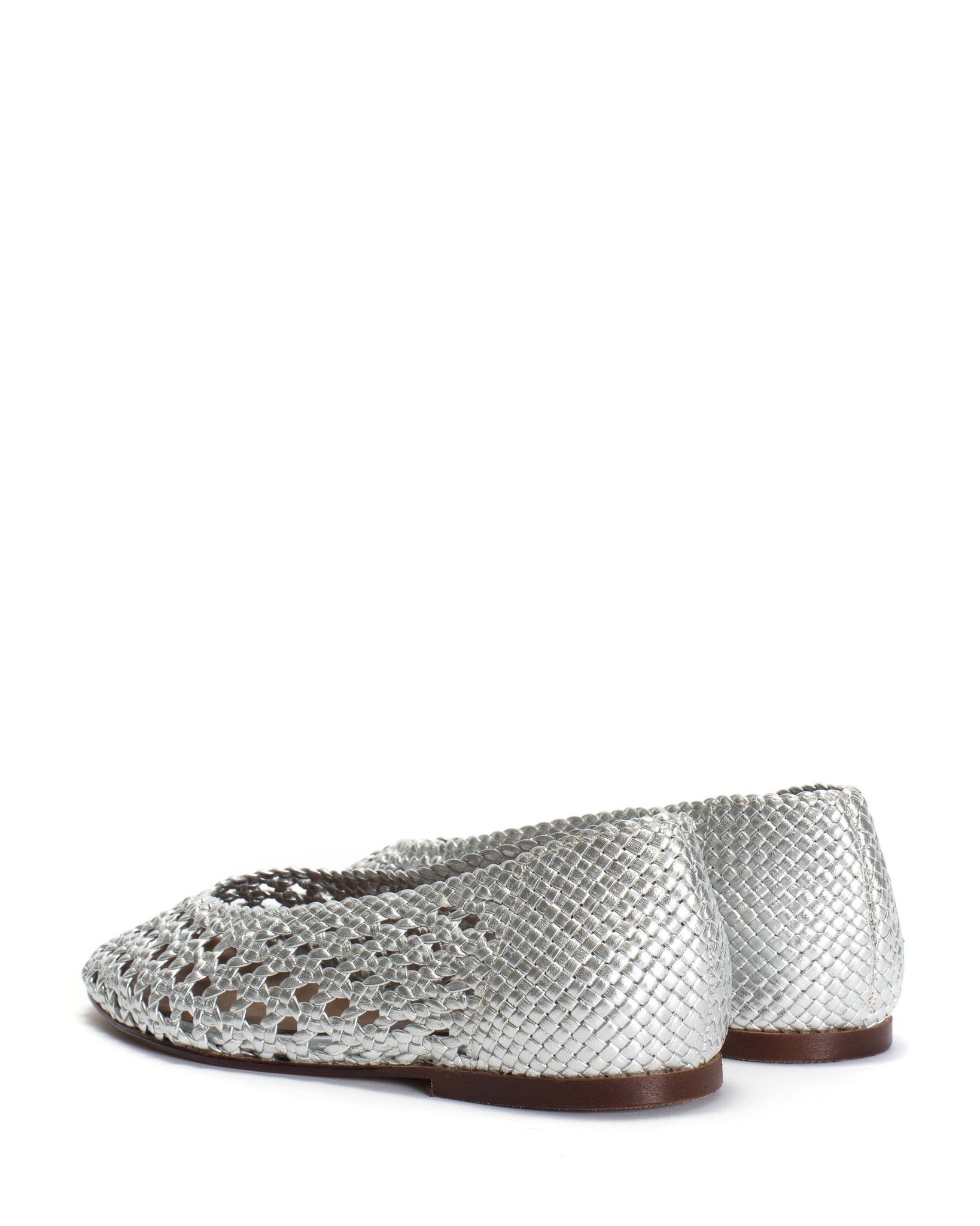 Sessi 10 Hand-braided leather Silver - Anonymous Copenhagen