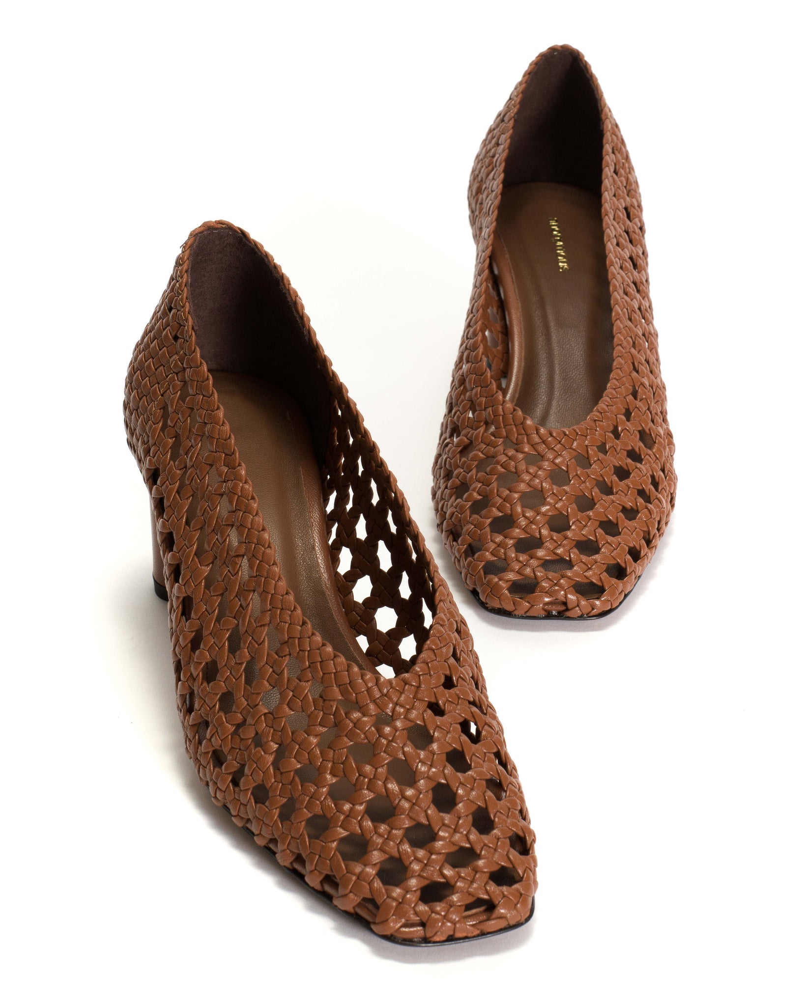 Sessi 60 Hand-braided leather Hazelnut - Anonymous Copenhagen