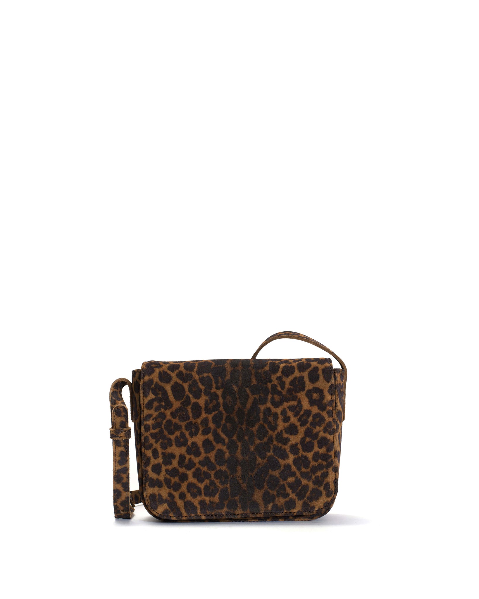 Sicha crossover bag Calf suede print Leopard - Anonymous Copenhagen
