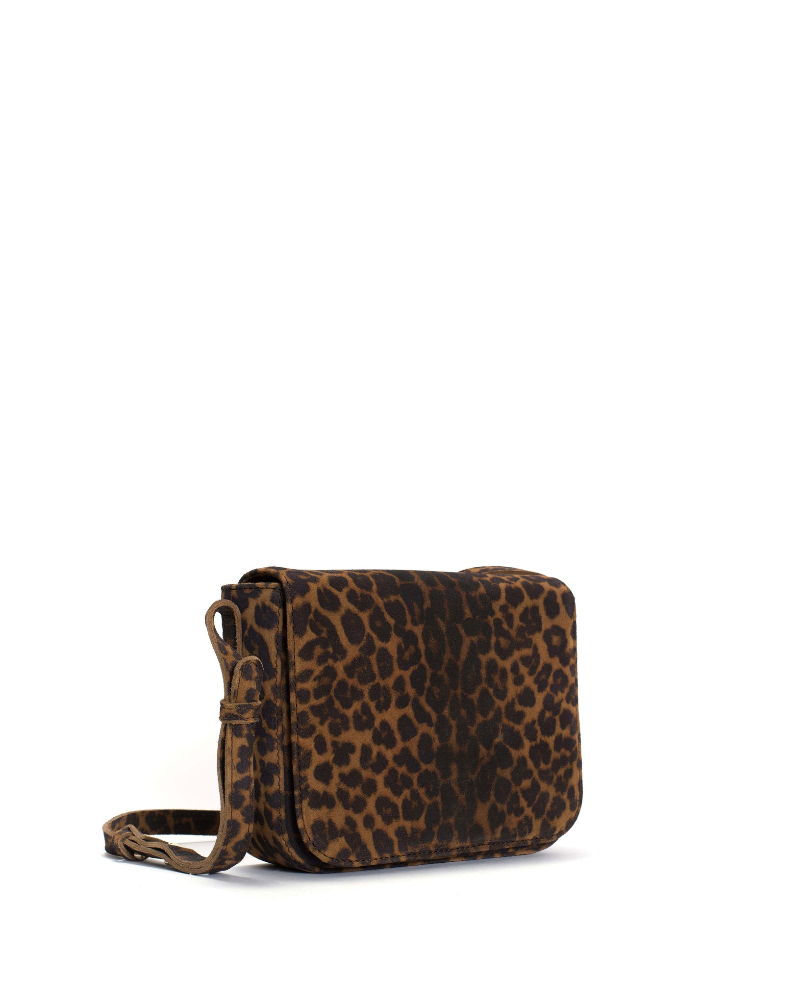 Sicha crossover bag Calf suede print Leopard - Anonymous Copenhagen