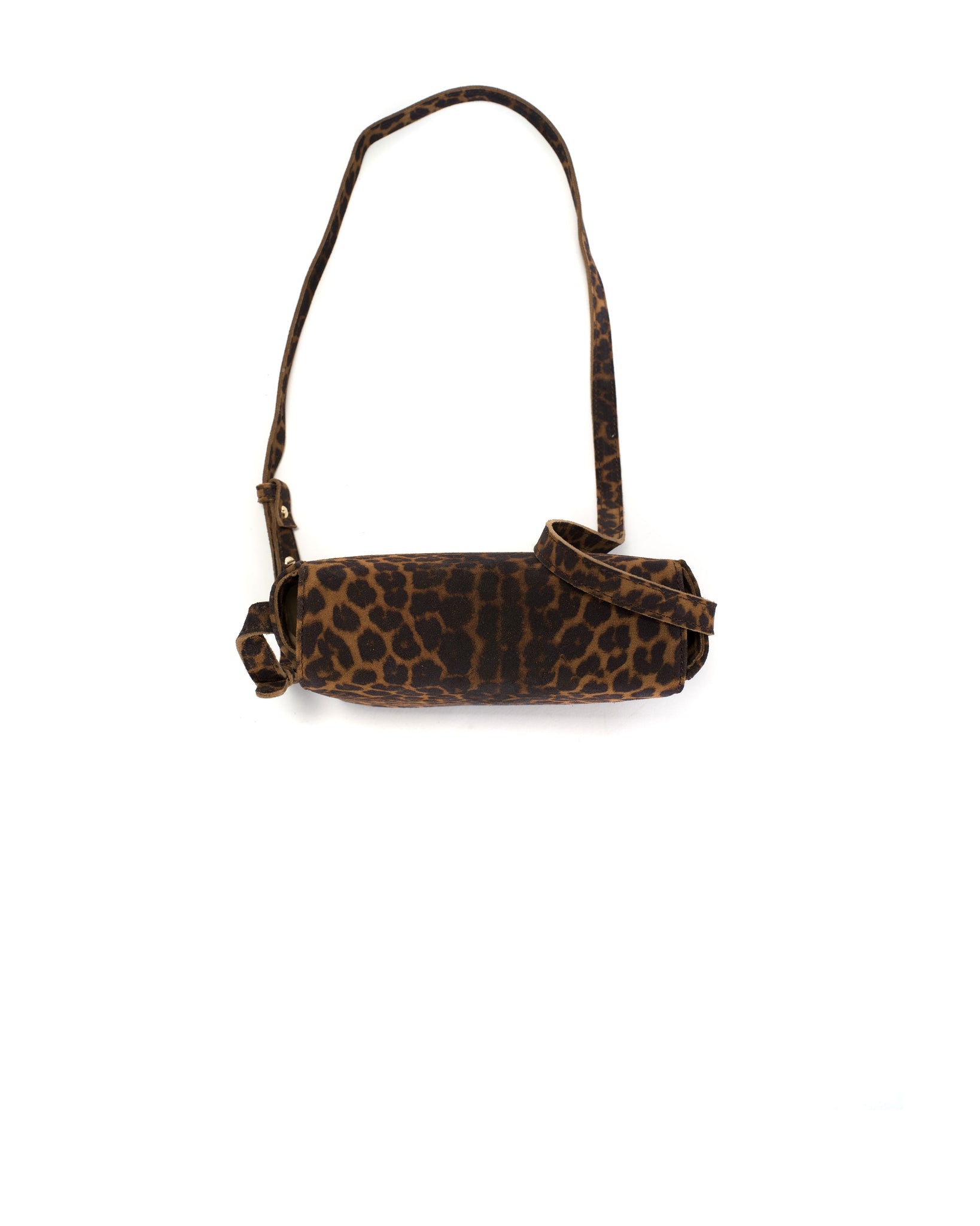 Sicha crossover bag Calf suede print Leopard - Anonymous Copenhagen