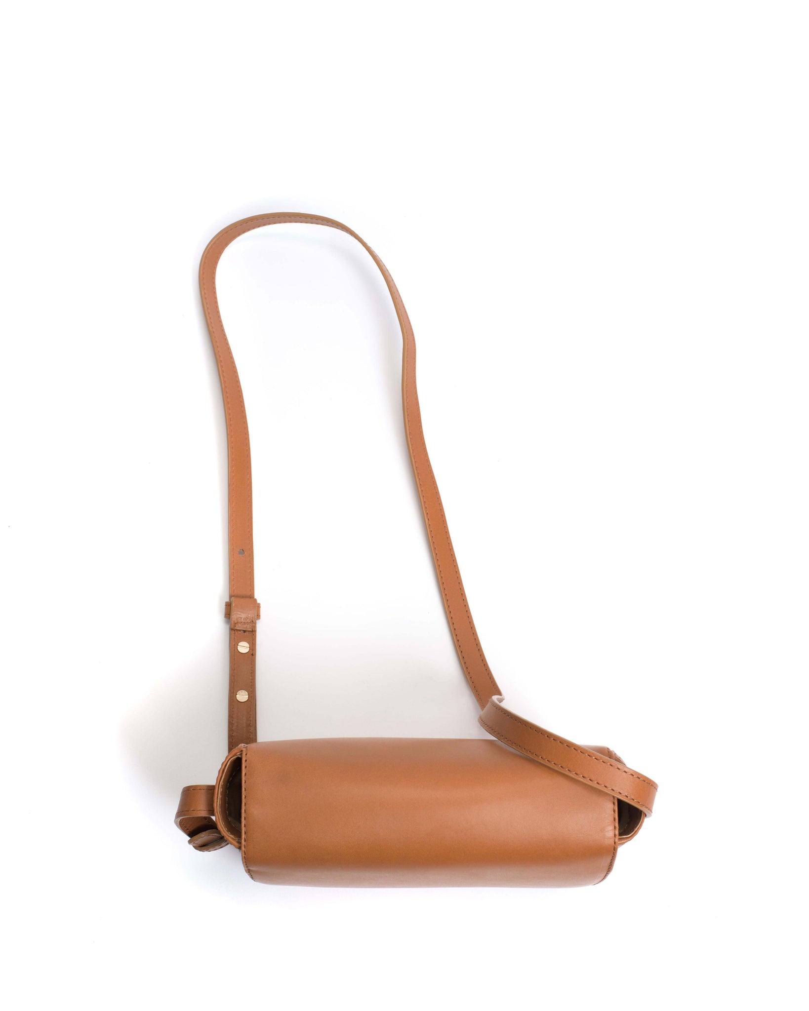 Sicha crossover bag Vegetable tanned calf Caramel - Anonymous Copenhagen