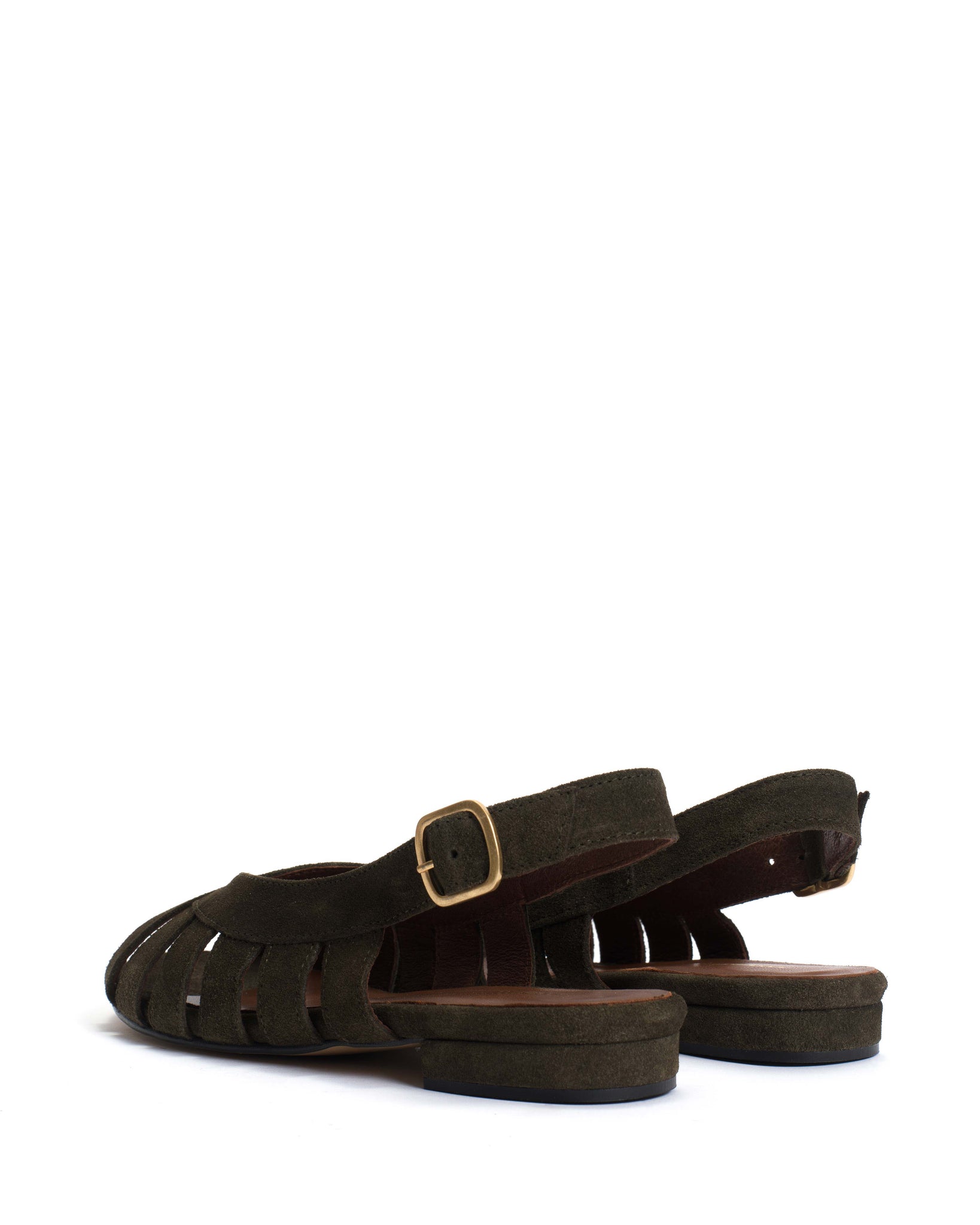 Sophie 20 Calf suede Moss green - Anonymous Copenhagen