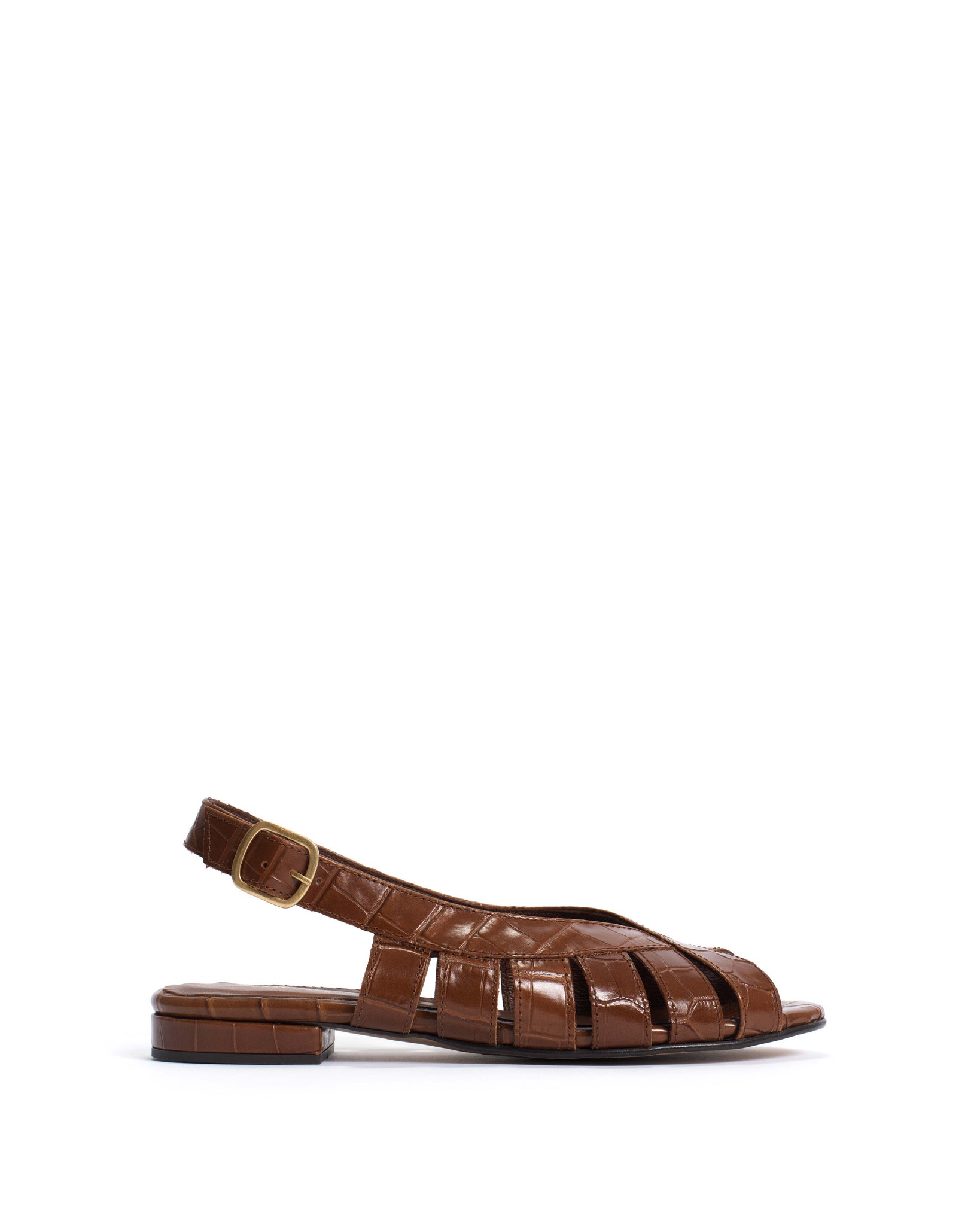 Sophie 20 Croco calf Chocolate - Anonymous Copenhagen