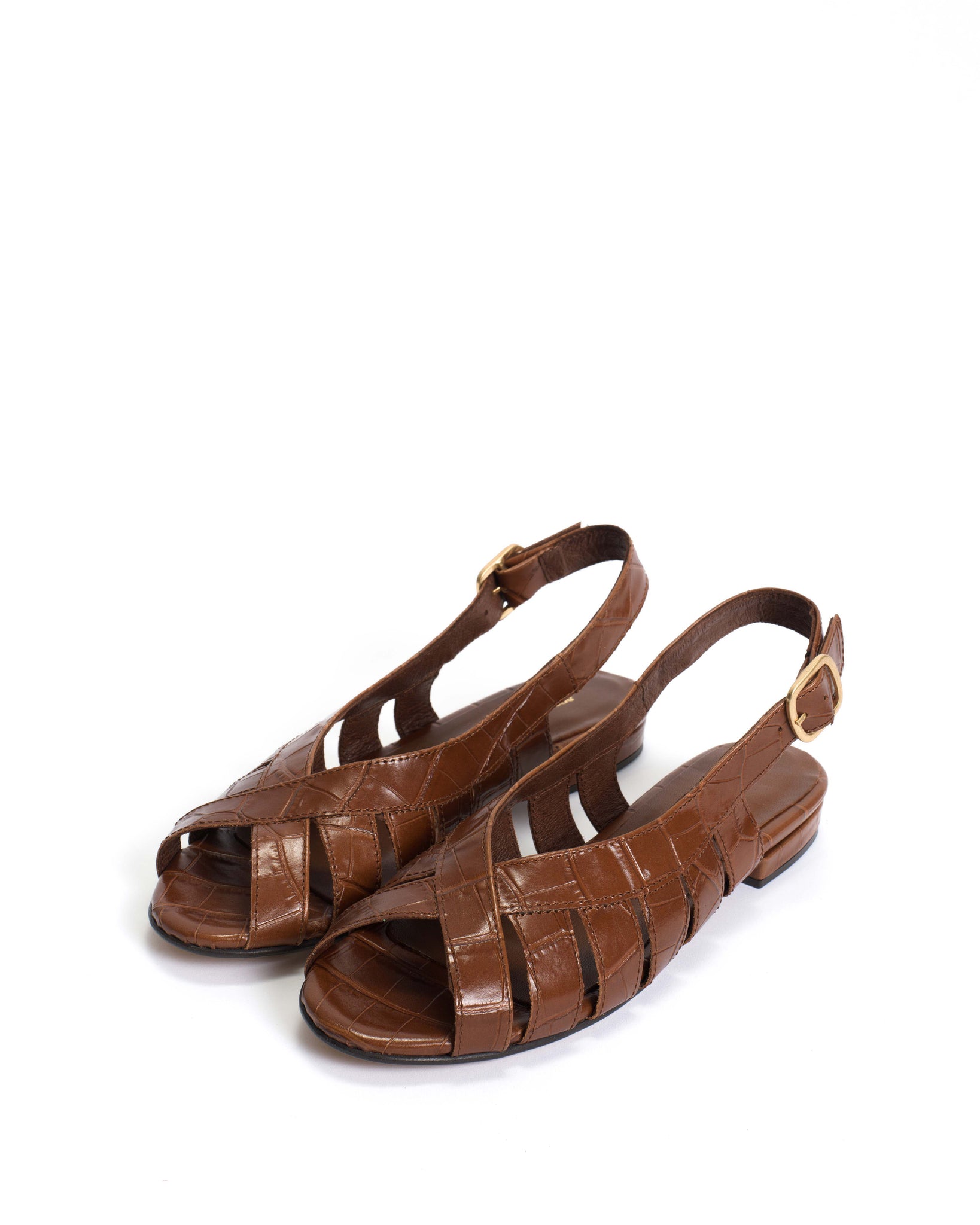 Sophie 20 Croco calf Chocolate - Anonymous Copenhagen
