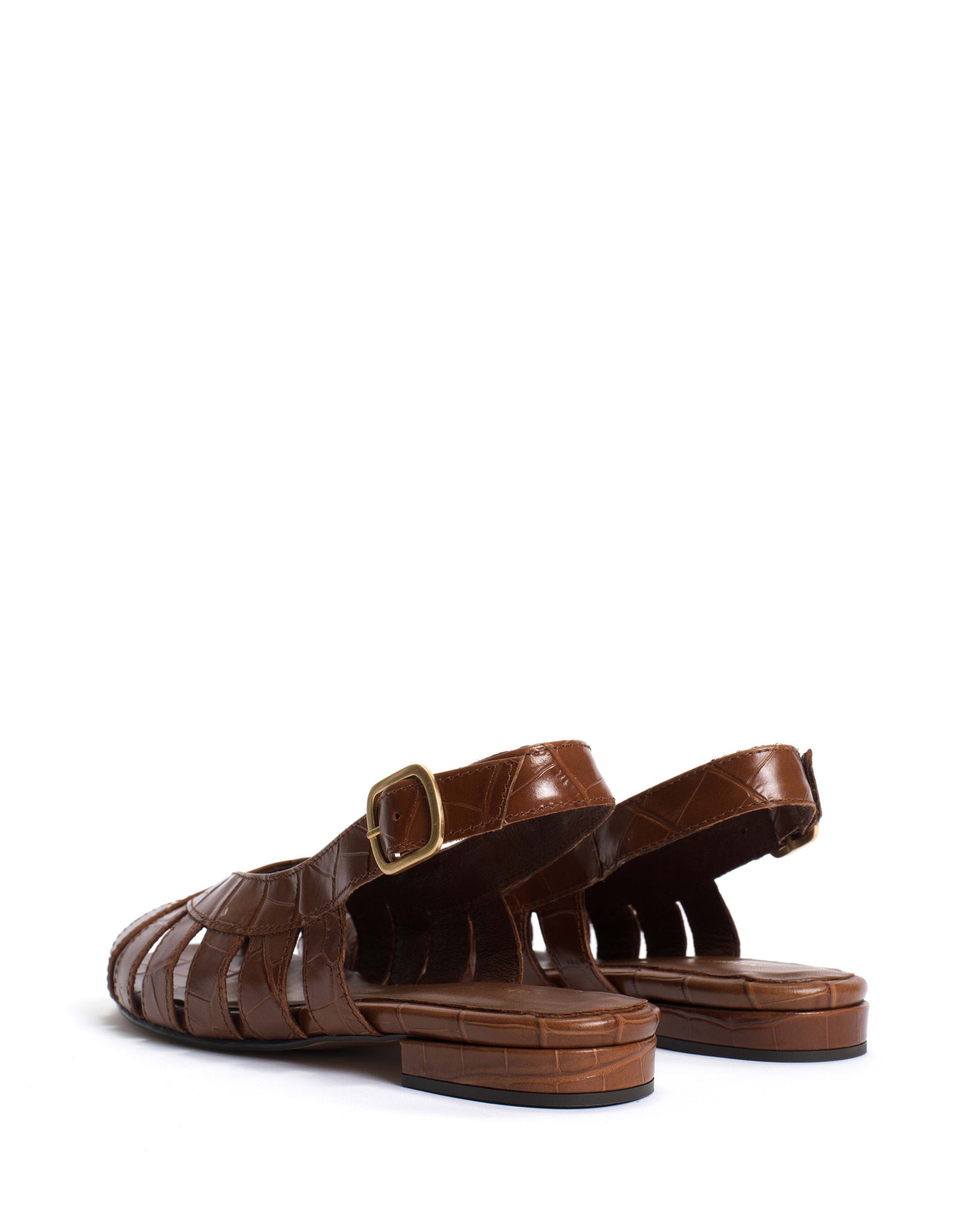 Sophie 20 Croco calf Chocolate - Anonymous Copenhagen