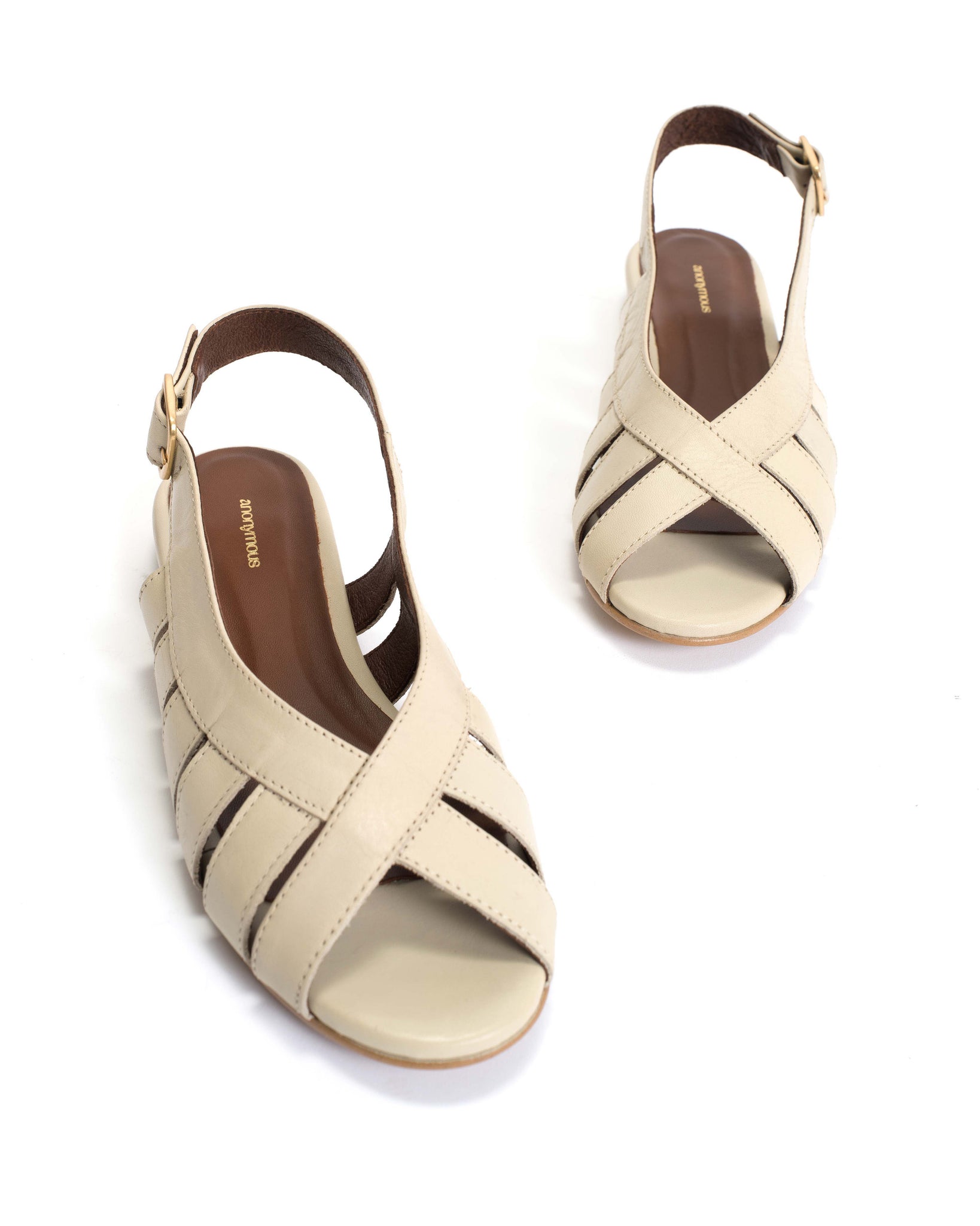 Sophie 20 Soft calf White sand - Anonymous Copenhagen