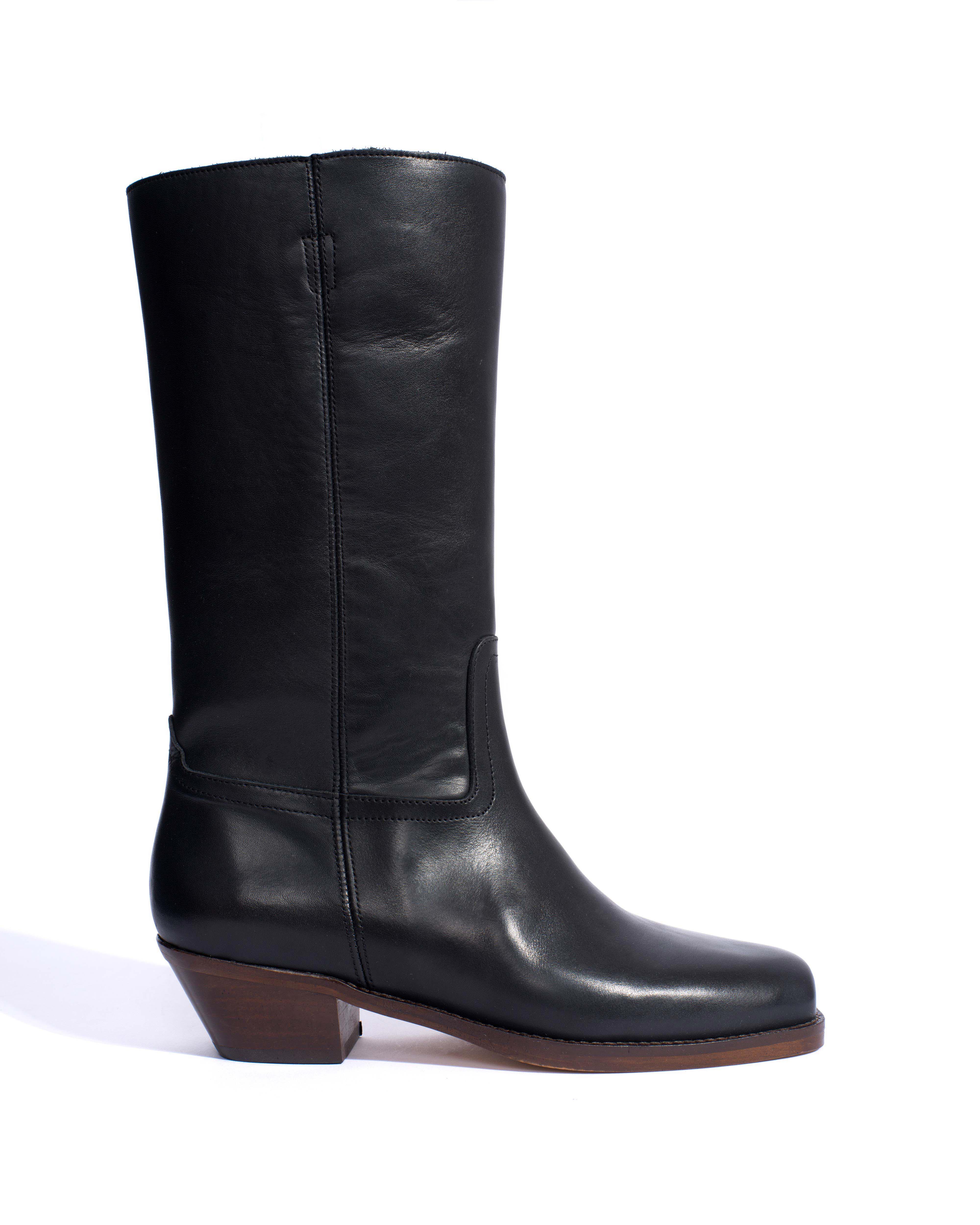 Tarisha Soft calf Black