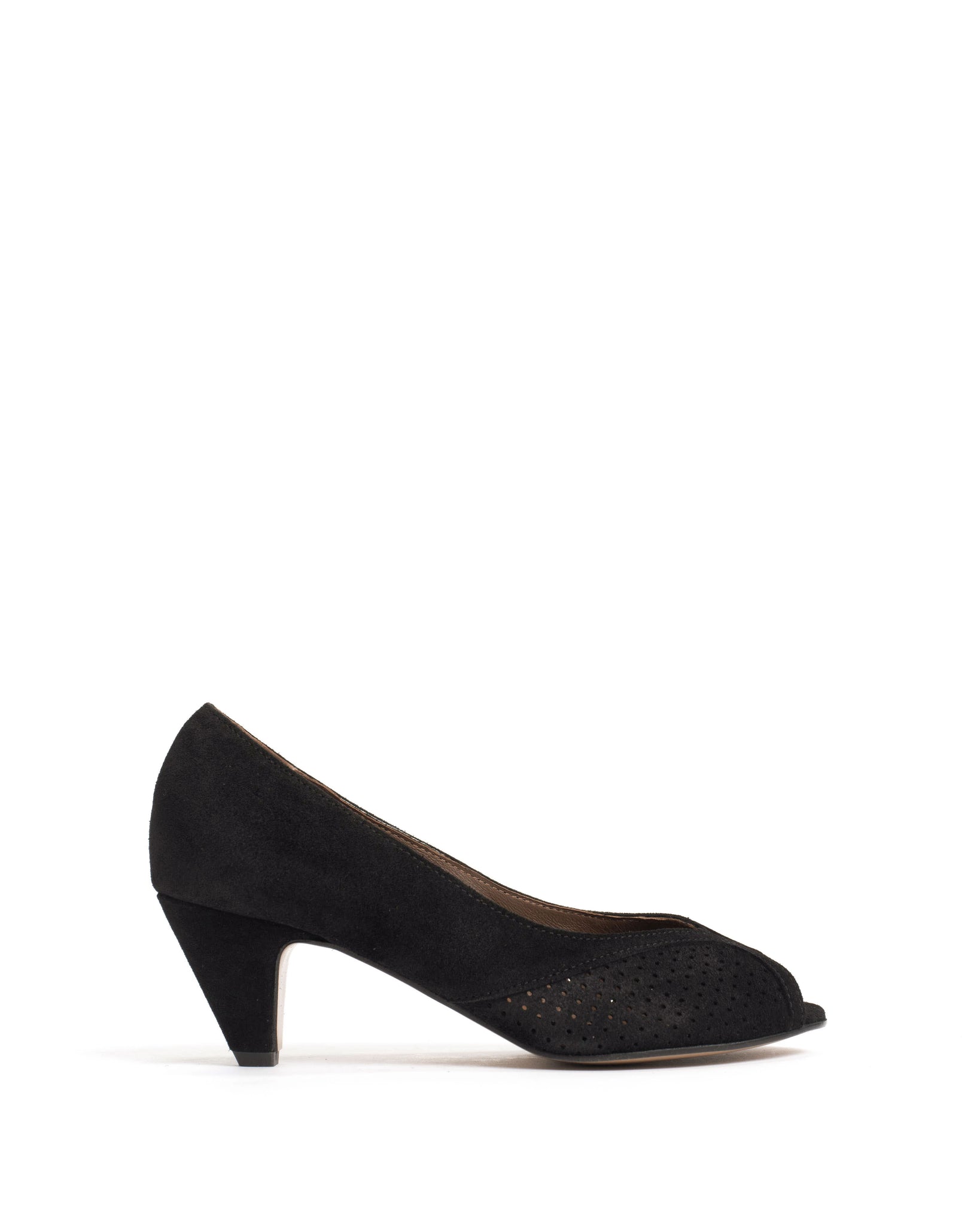 Tiffany Stiletto Calf suede Black - Anonymous Copenhagen