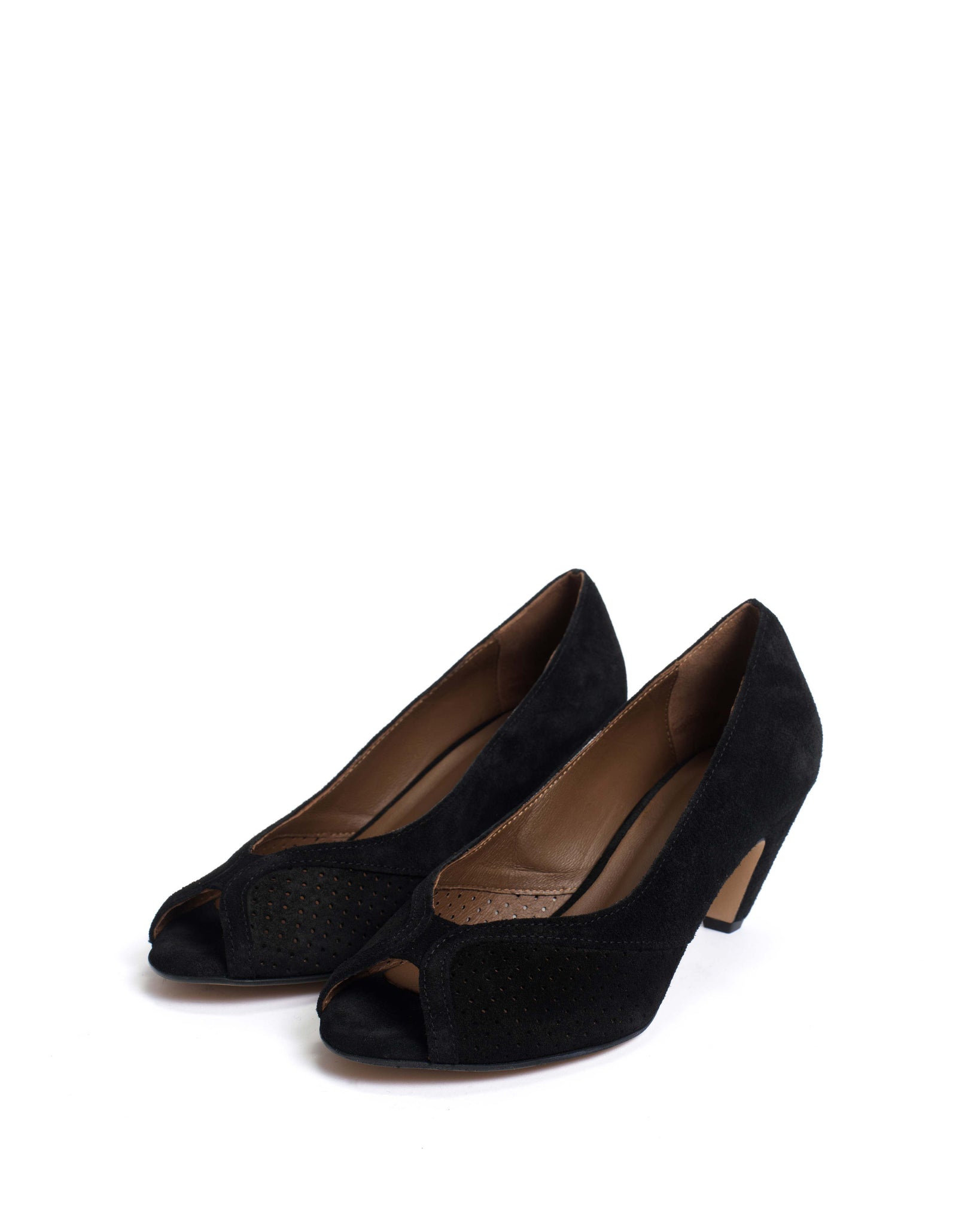 Tiffany Stiletto Calf suede Black - Anonymous Copenhagen