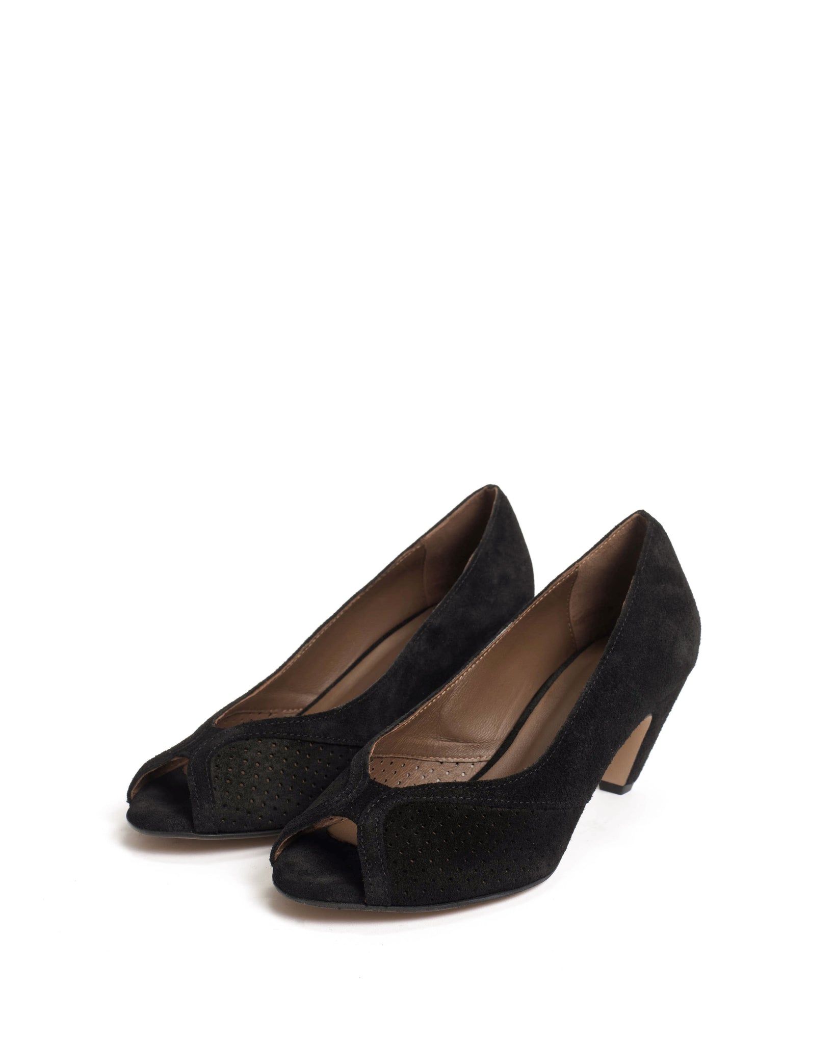 Tiffany Stiletto Calf suede Black - Anonymous Copenhagen