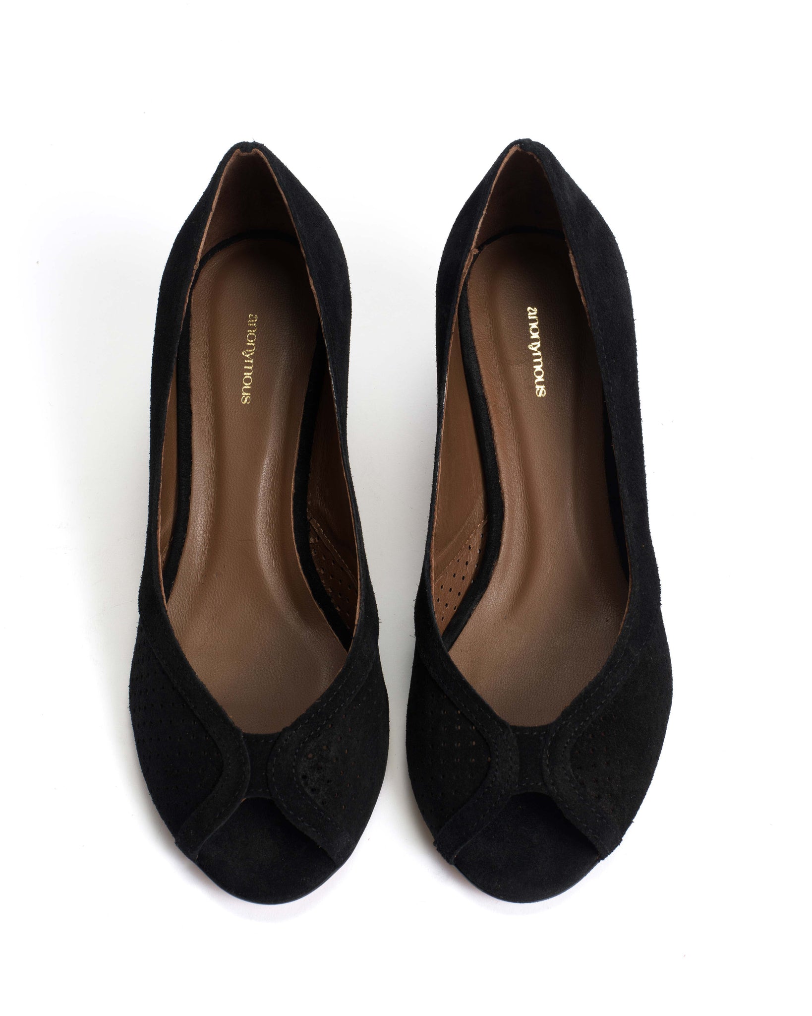 Tiffany Stiletto Calf suede Black - Anonymous Copenhagen