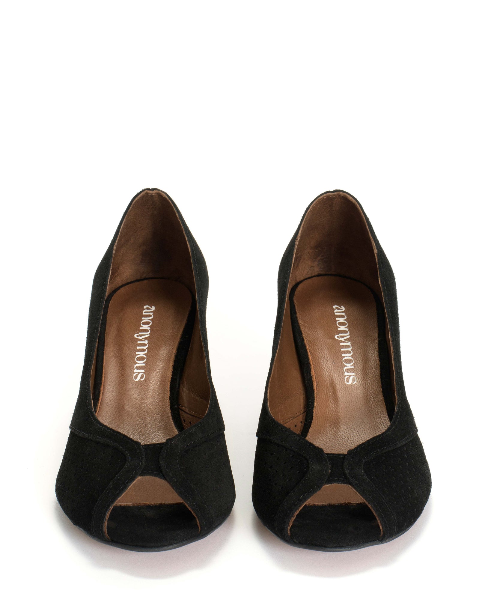 Tiffany Triangle Calf Suede Black - Anonymous Copenhagen