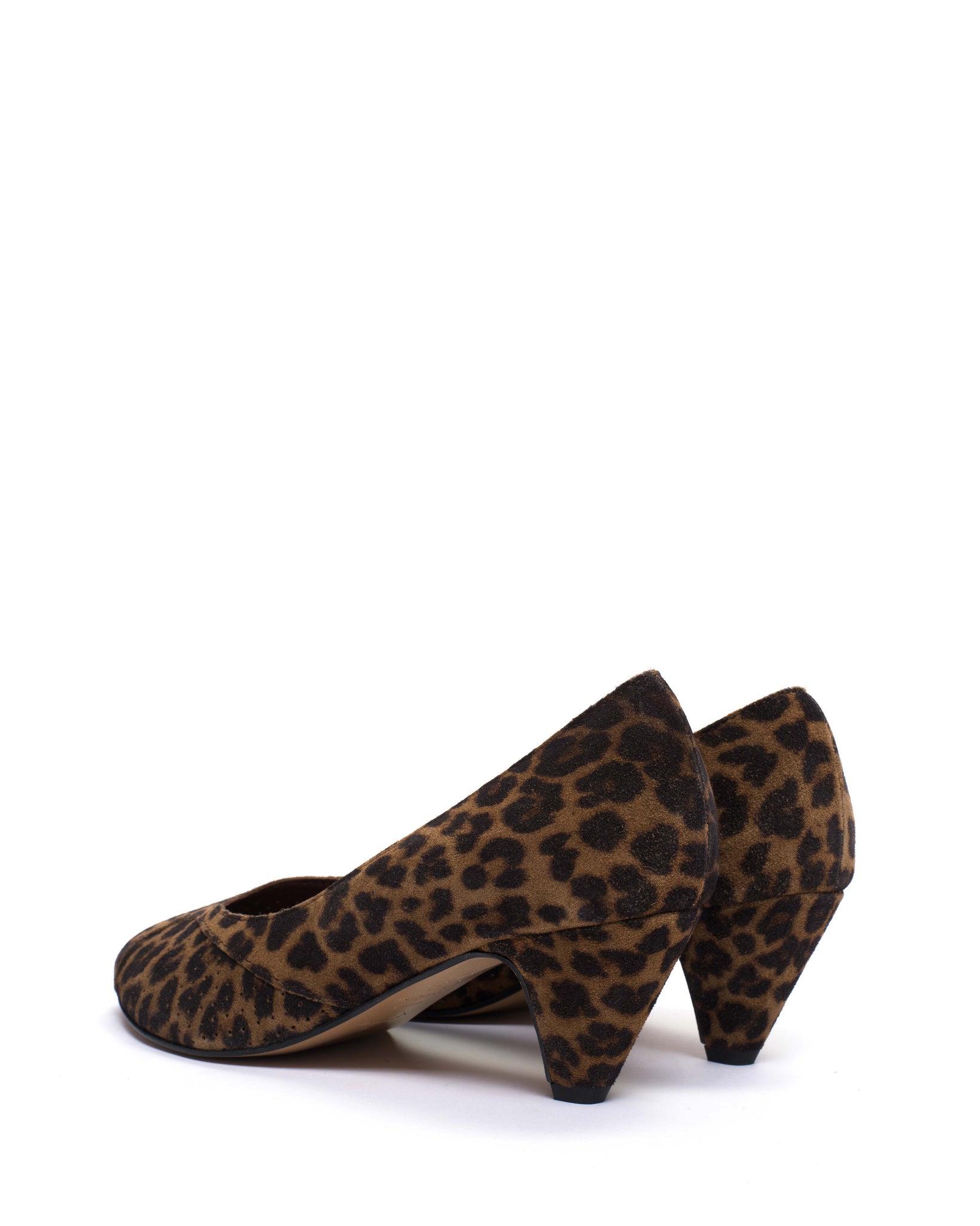 Tiffany stiletto Calf Suede Print Leopard - Anonymous Copenhagen