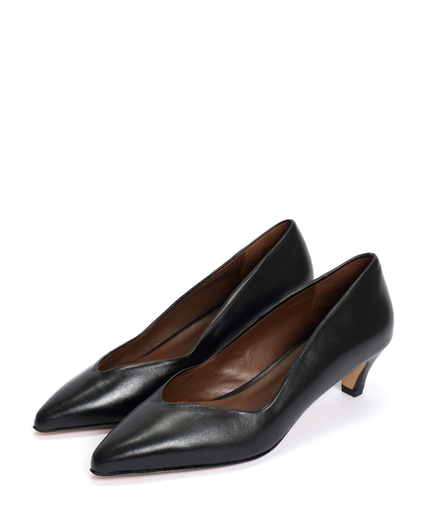 Trini 40 stiletto Shiny lamb Black - Anonymous Copenhagen
