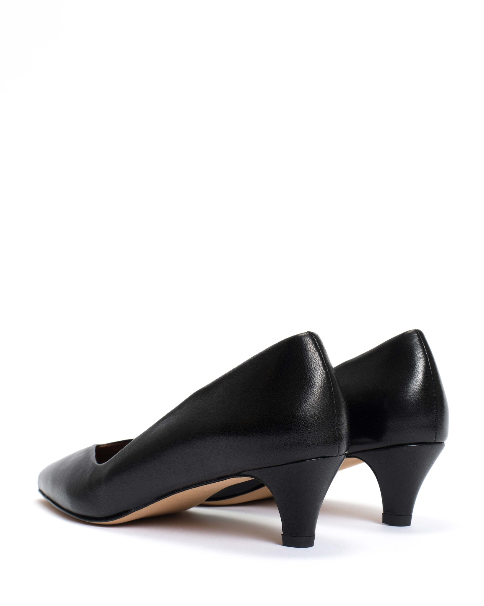 Trini 40 stiletto Shiny lamb Black - Anonymous Copenhagen