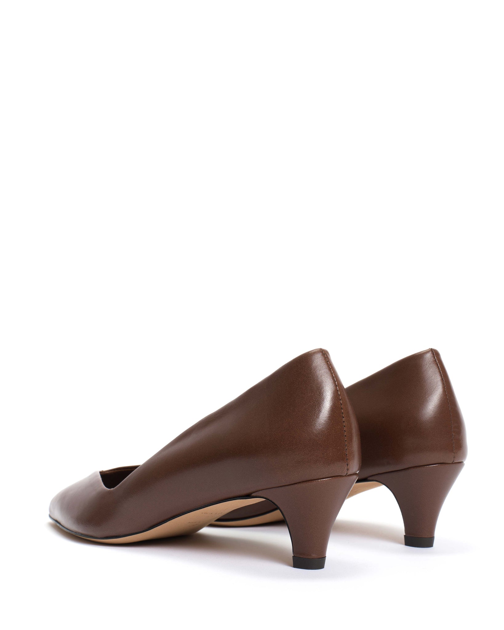 Trini 40 stiletto Shiny lamb Chocolate - Anonymous Copenhagen