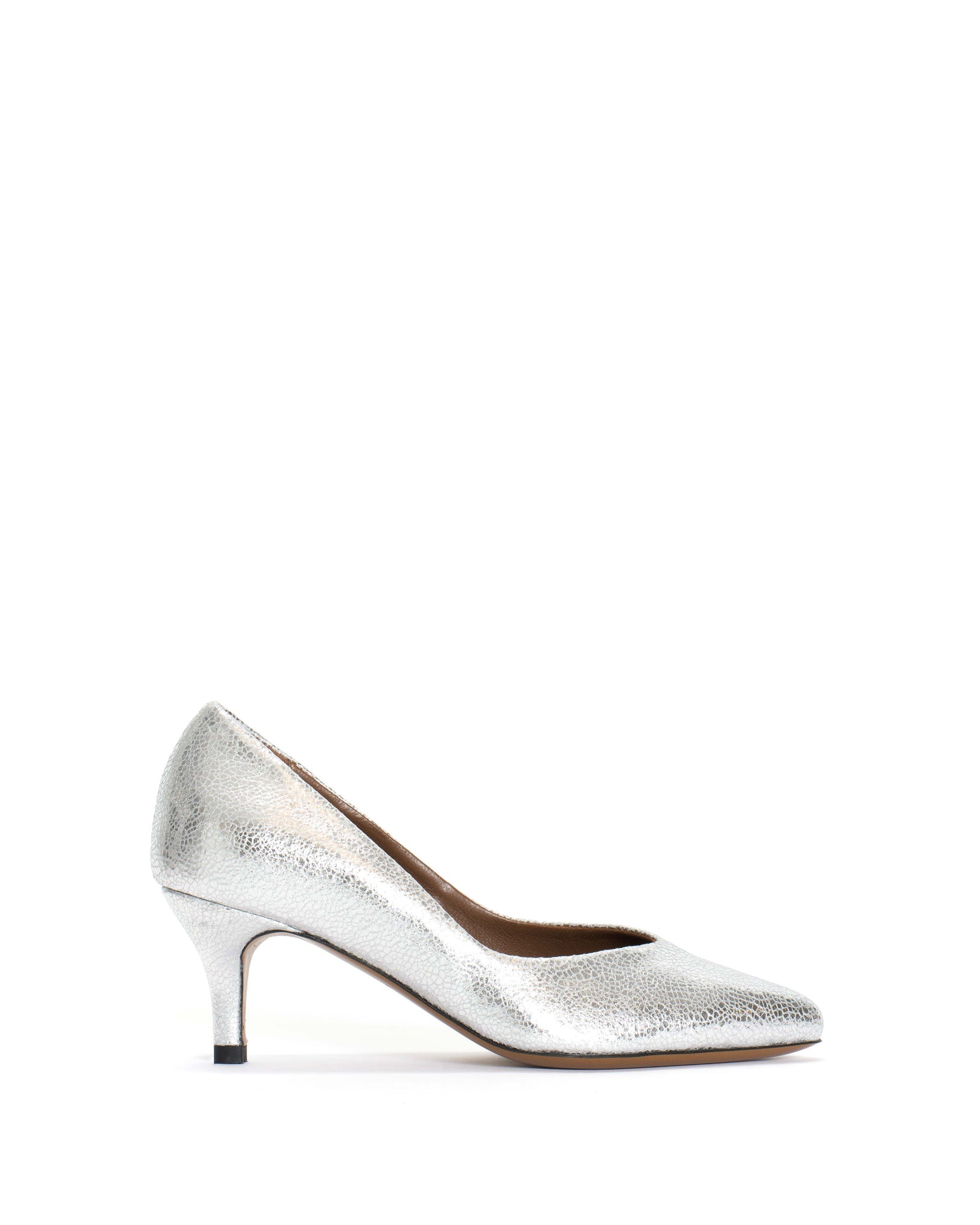 Trini 55 Crackled metallic goat Silver - Anonymous Copenhagen